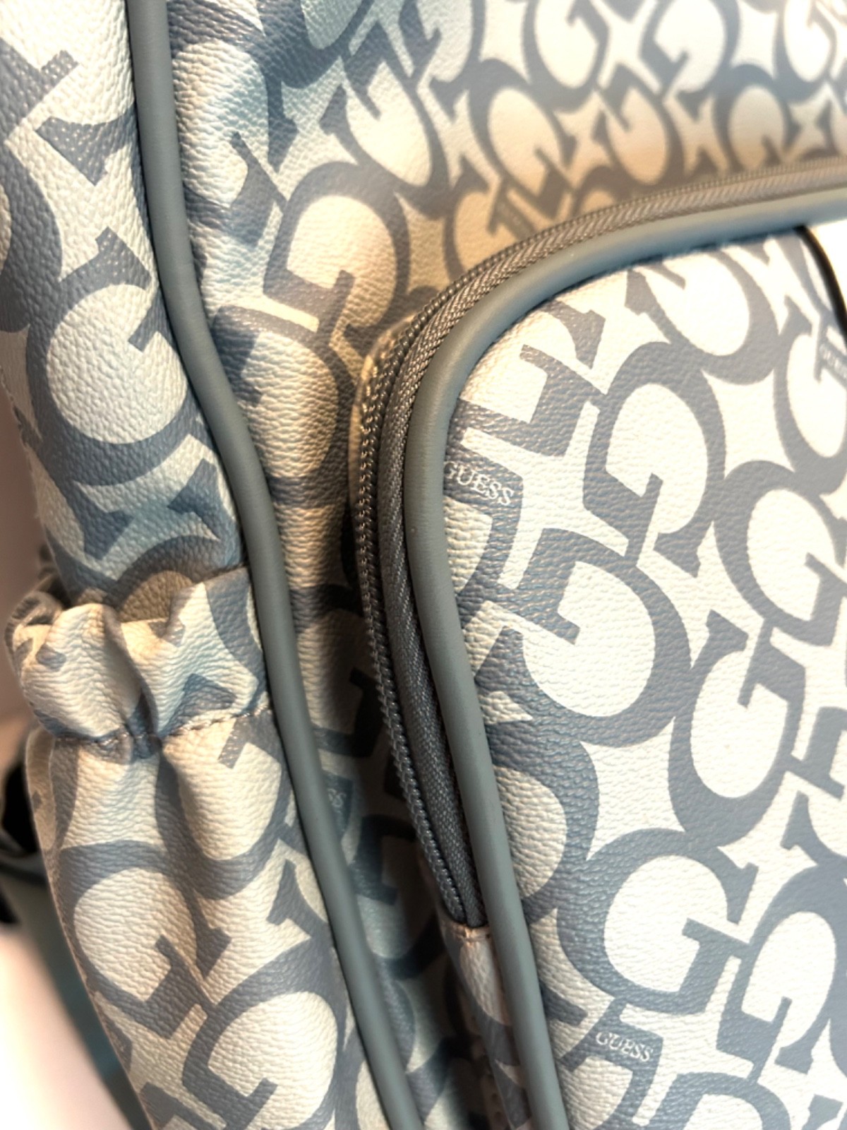 Guess Blue Leather Designer HMVEZL P1310 backpack