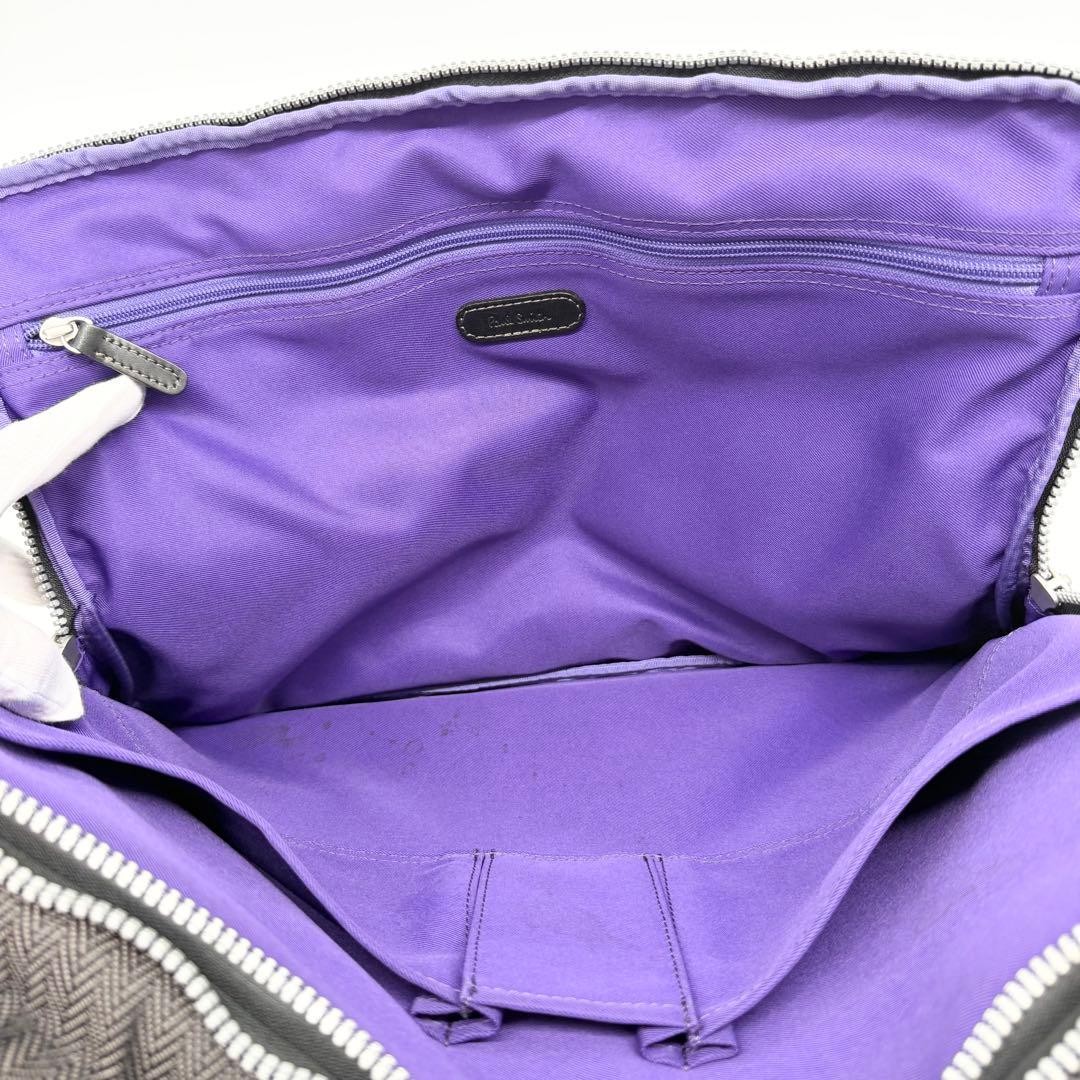 [Good condition] Paul Smith 2WAY business bag herringbone pattern large