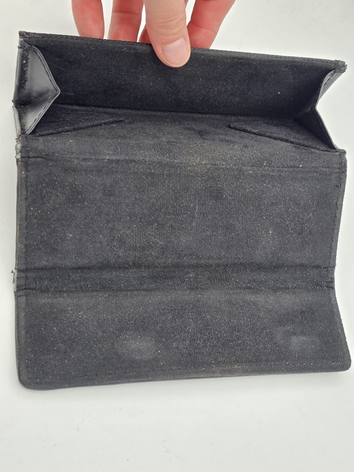 Tumi Glasses Case – Used – triangle fold up – 2000s