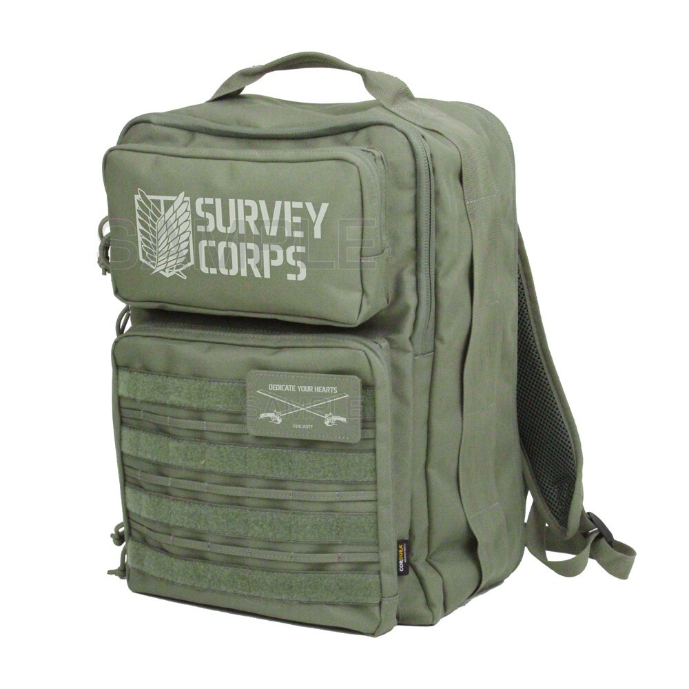 Attack on Titan Survey Corps Functional Backpack RANGER GREEN Japan New Pre