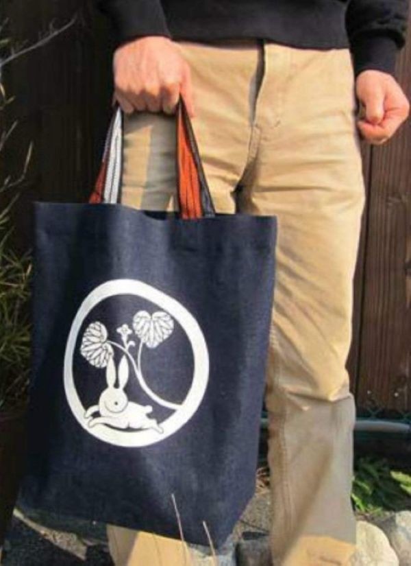 Kurashiki Denim Bag Traditional Japanese Craft Lucky God Okayama Kojima Jeans