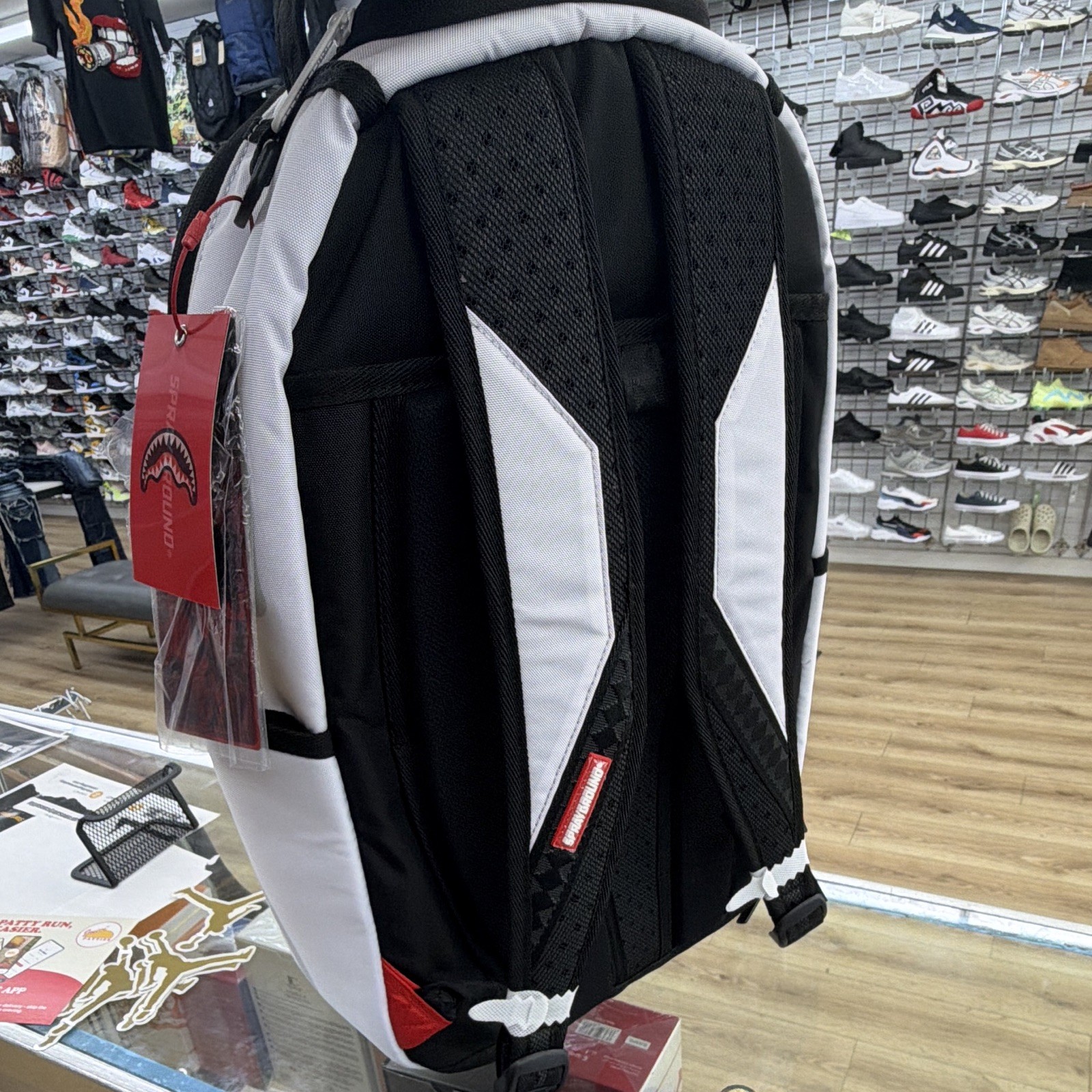 Sprayground Limited Edition Bear Graphic Print Backpack Zip, Padded Straps