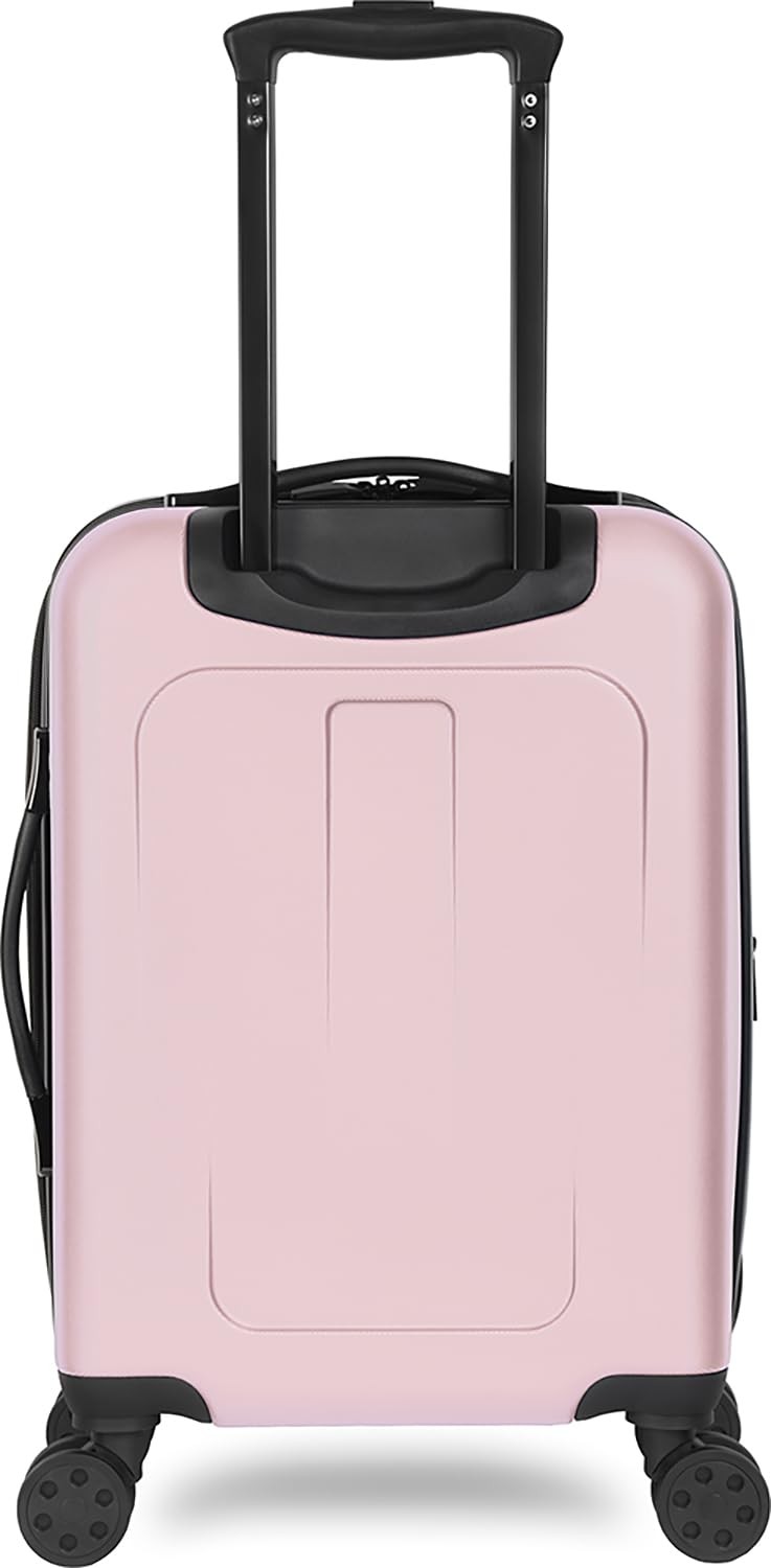 TOTAL TRAVELWARE Passage Expandable Hardside Spinner Pink Carry On 19 Inch U3