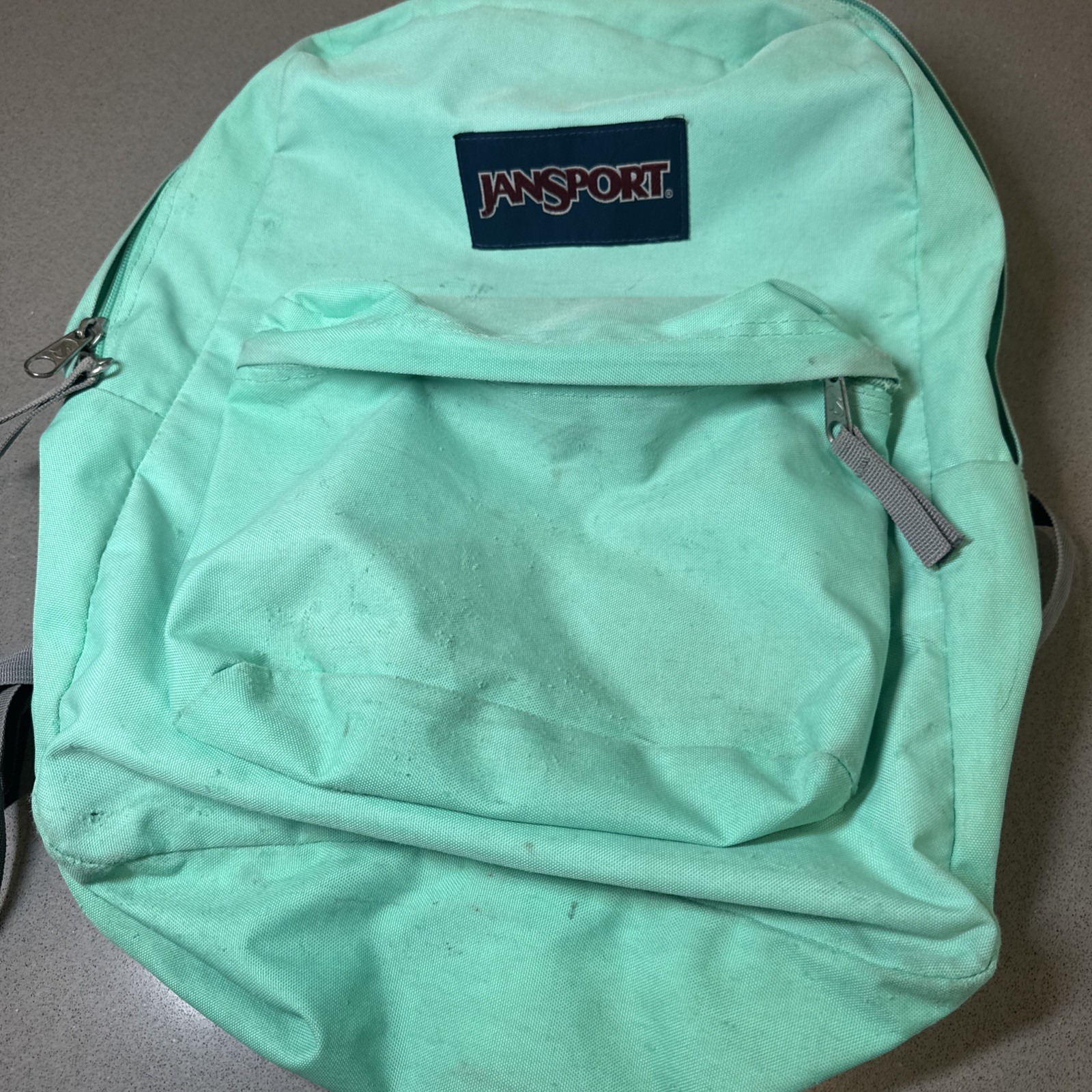 🔥🤓JanSport Black Label Superbreak Backpack Seafoam Green School Book Bag