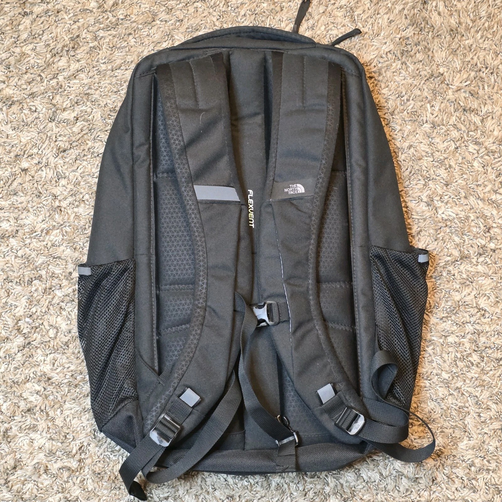 The North Face Stalwart Backpack Mid Gray Dark Heather/Tnf Black Livin The Dream