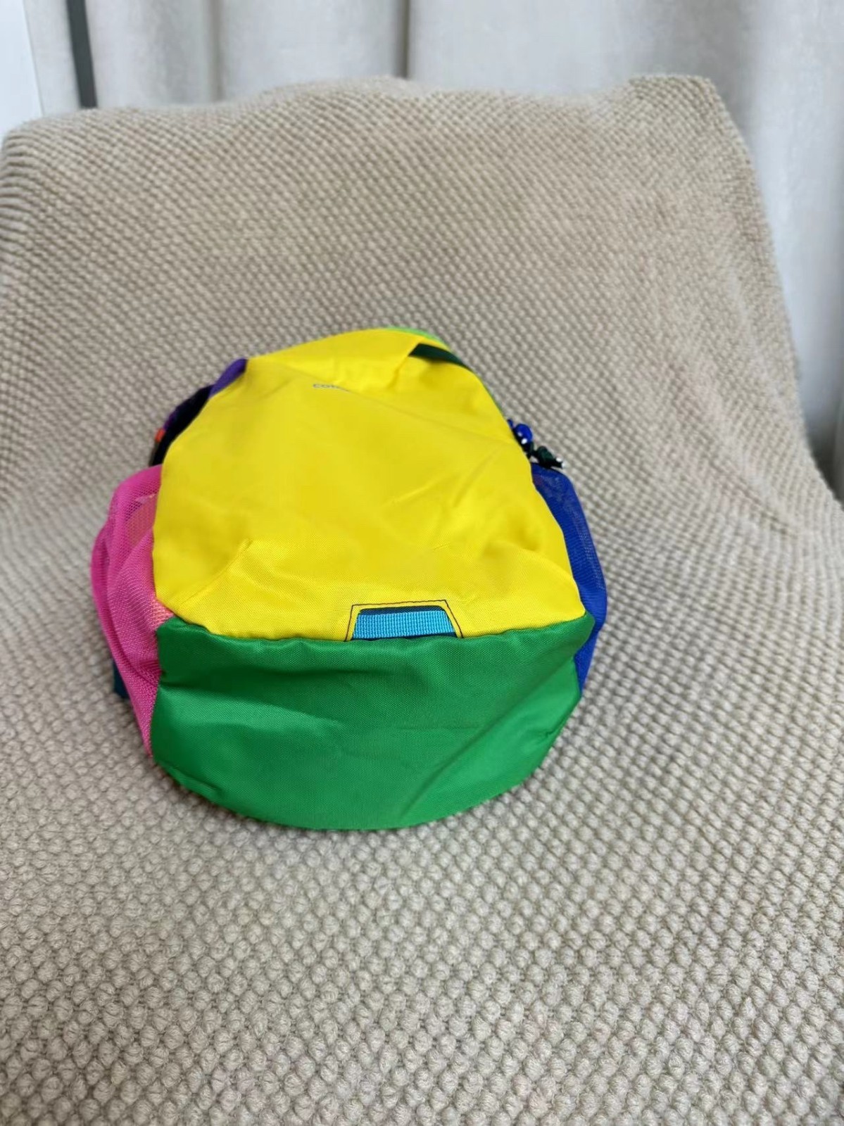 Cotopaxi Dopamine Mango Yellow Color-Block 12L Alpaca Backpack 22x12x39cm