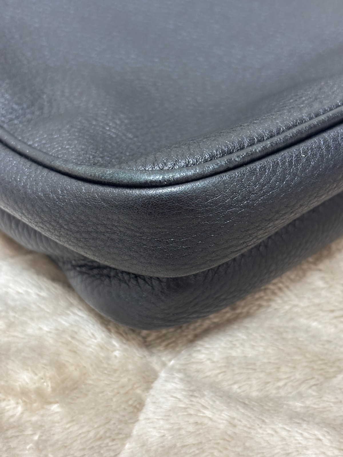 PRADA Vitello City Black Shoulder Bag 2VH019 Unisex Bag
