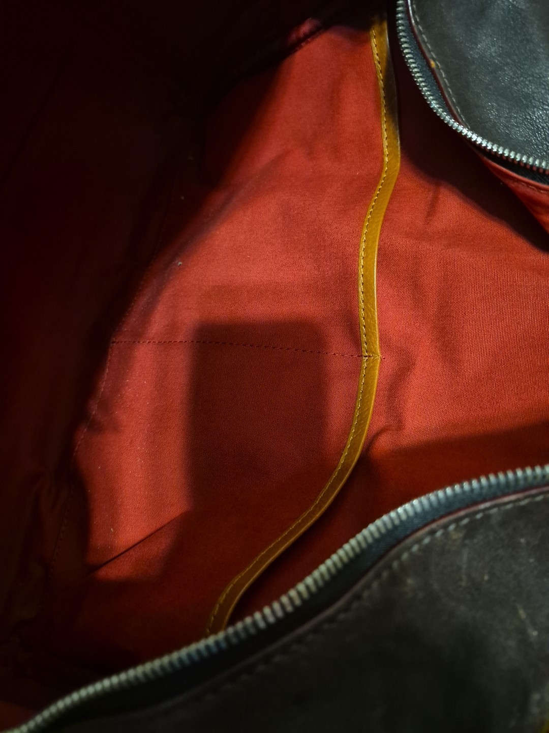 Jack Spade Brown Leather Duffle Bag