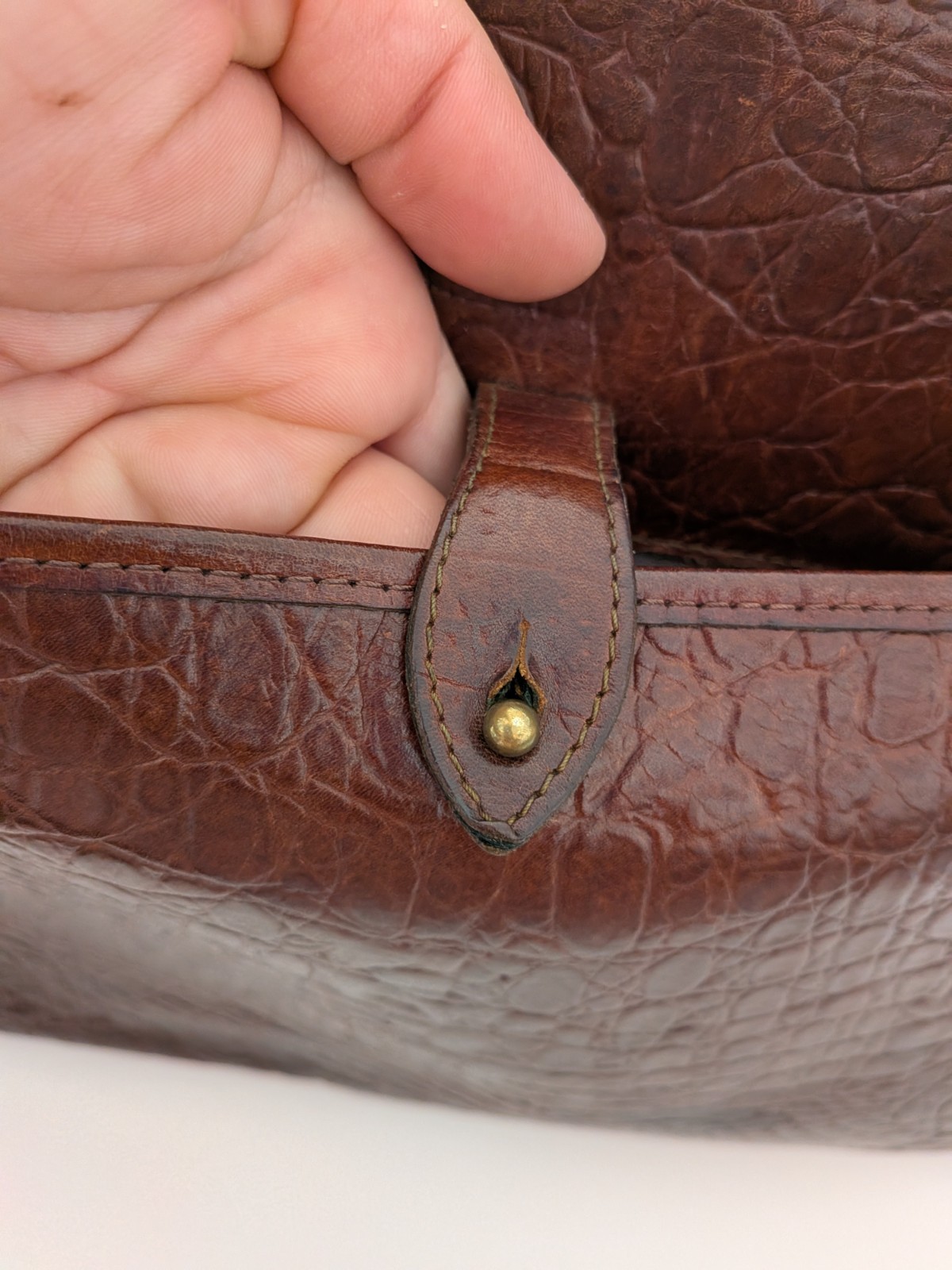 Vintage Mulberry Leather Briefcase / Document Case