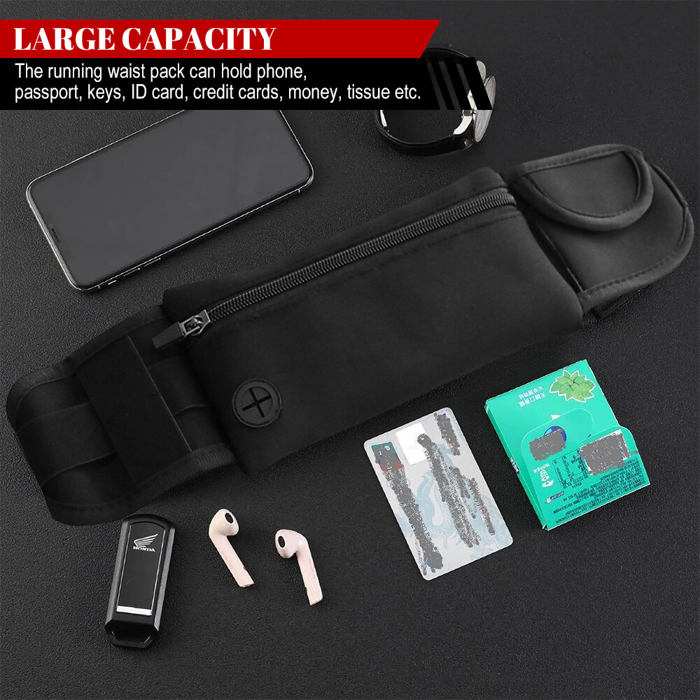 Running Waist Bag Belt Zip Travel Hiking Waterproof Sport Camping Fanny Pack