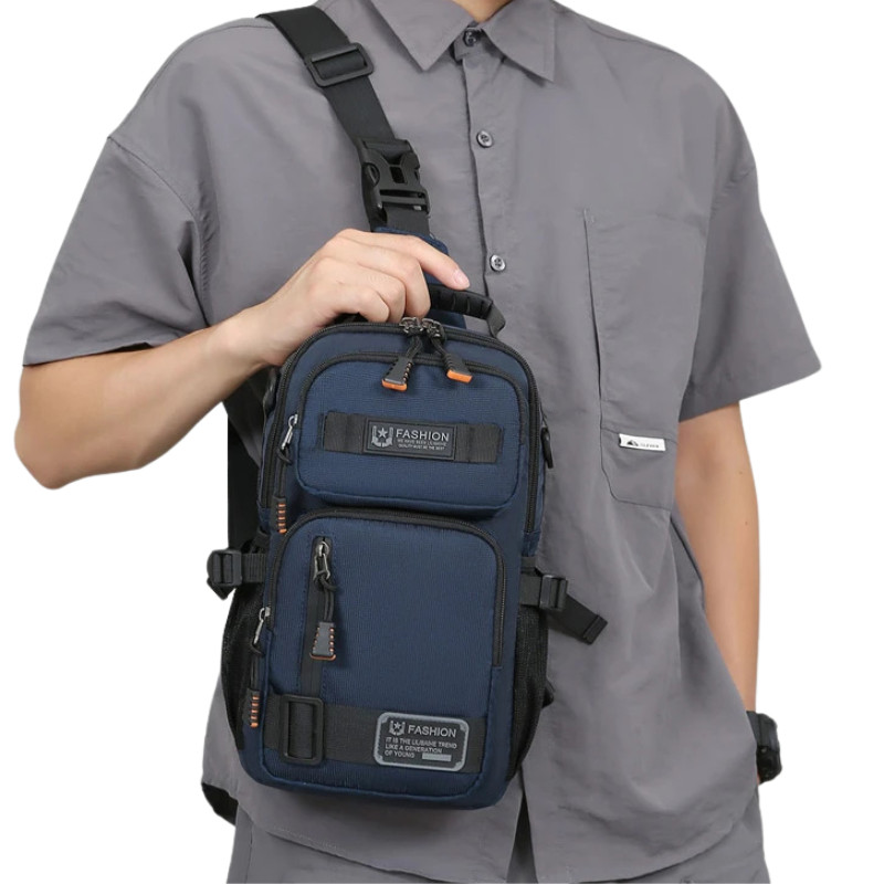 Fashion Men Waist & Chest Crossbody Bag High Quality Casual Bag