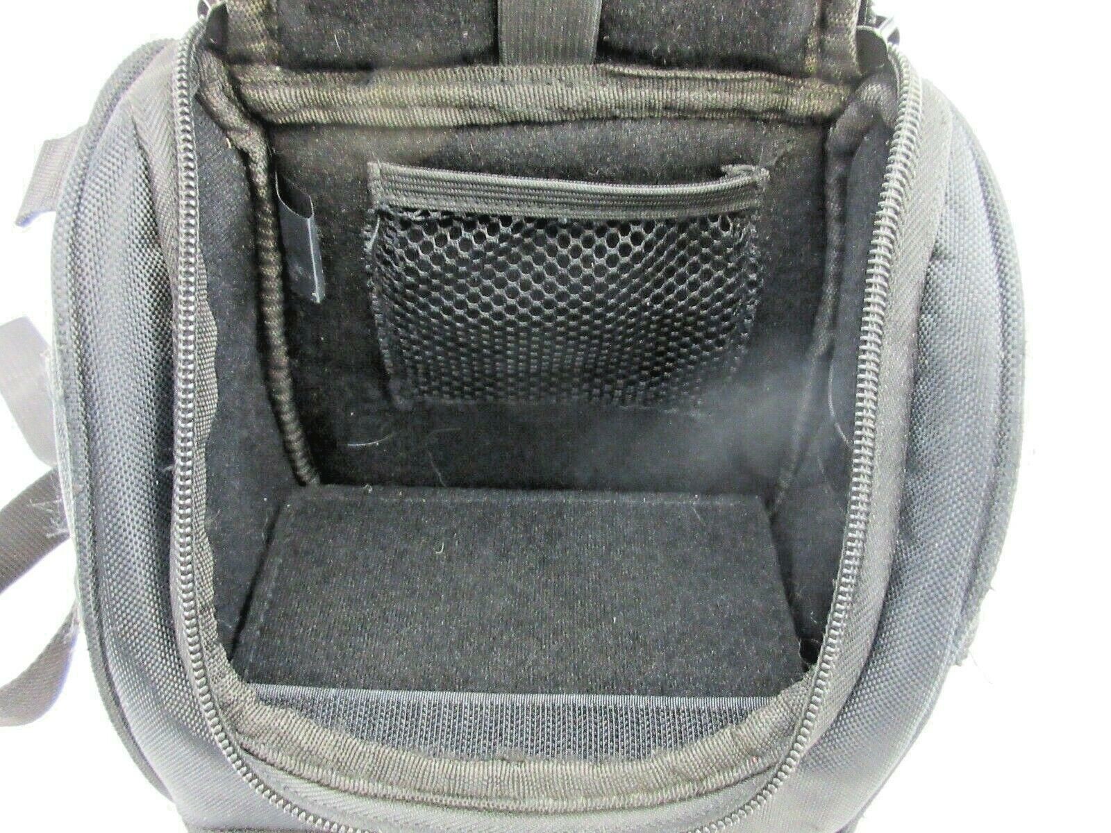 Nintendo Backpack Black Zippered Pockets Adjustable Straps Game Tote Case
