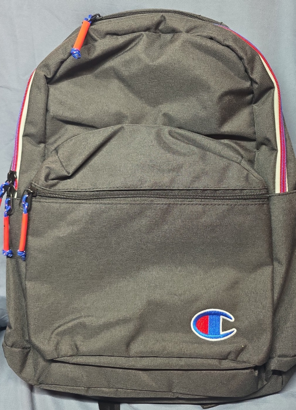 Champion CS1002 Heather Black 21L Laptop Backpack Multi-Purpose Daypack NWT