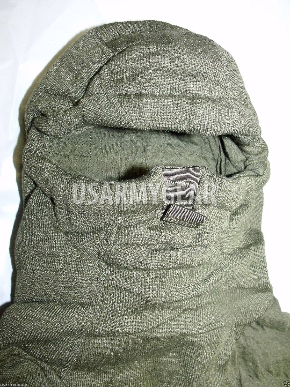Made in USA Army OD green Anti Flash Balaclava Vehicle Aircrewmen Hood Face Mask