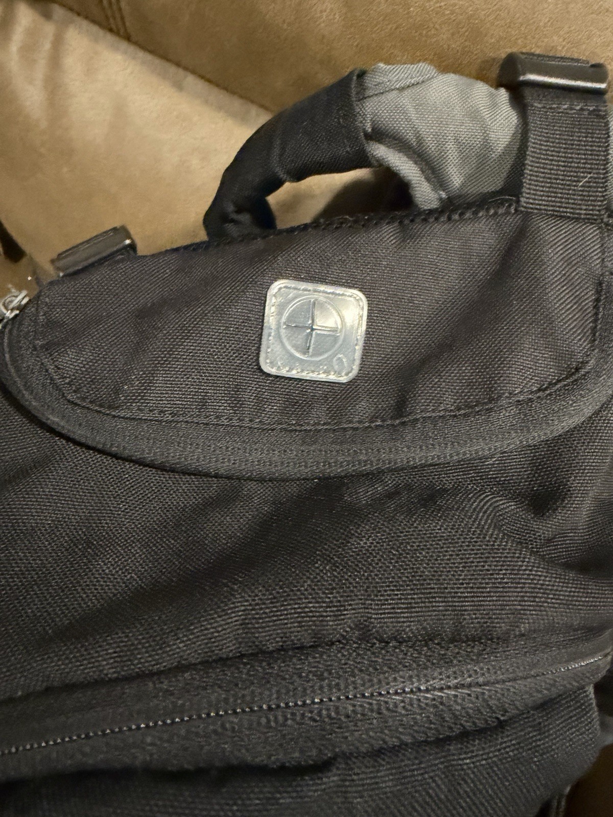Element Black/Gray Logo Backpack Padded Pockets Zip Buckle Mojave