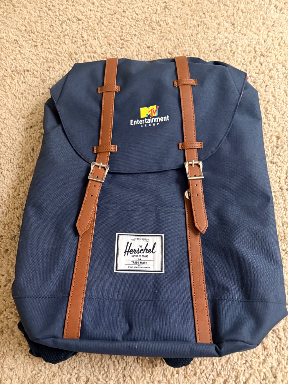 herschel mtv backpack navy blue