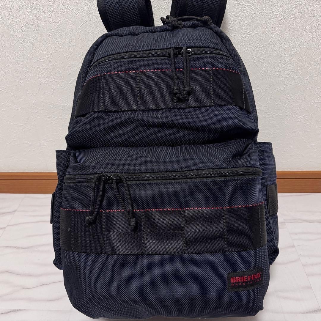 BRIEFING Attack Pack L Size Deep Sea Backpack Navy USA Ballistic Nylon A4 PC