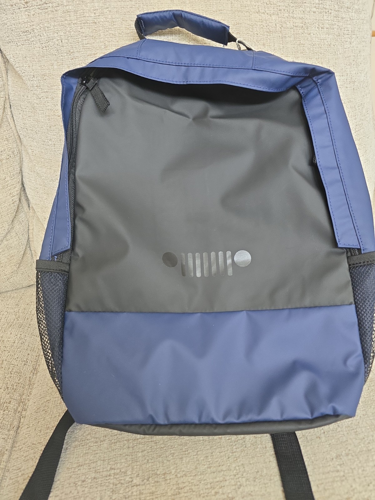 Jeep Blue/Black Backpack with Adjustable Strap Lightweight Outdoor | Unisex