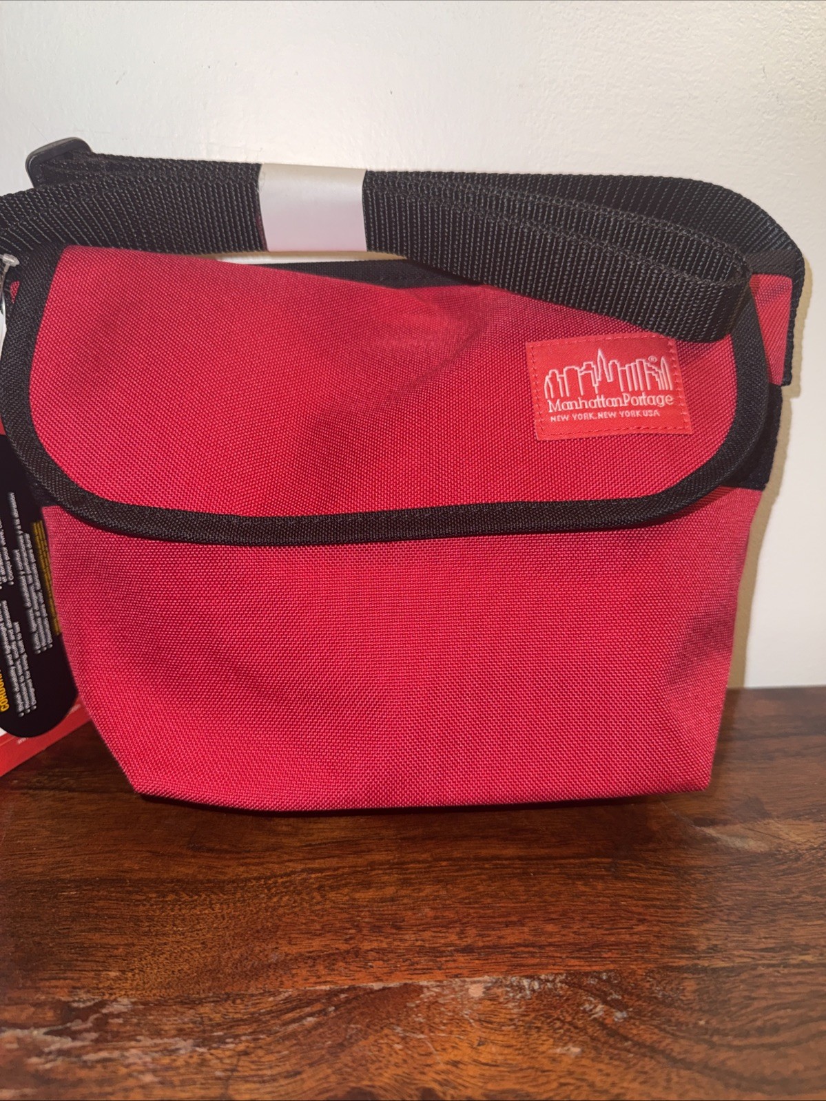 Manhattan Portage Messenger Bag Red New