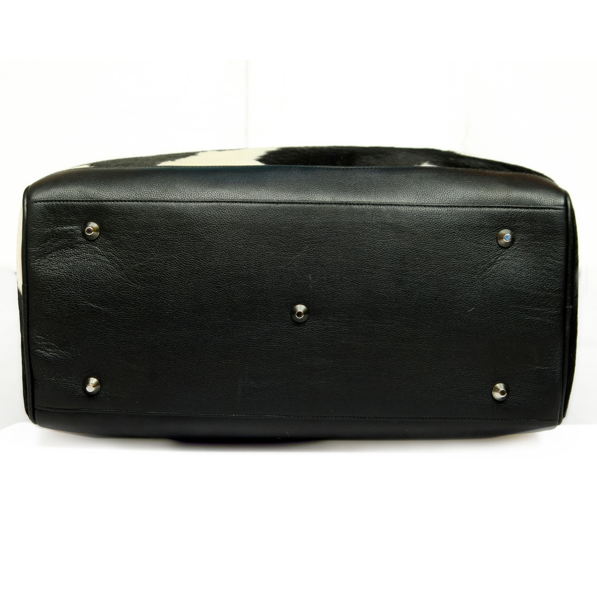 Customised Sheep Hide Leather Duffle Bag-Business Travel/Weekend Luggage Gym Bag