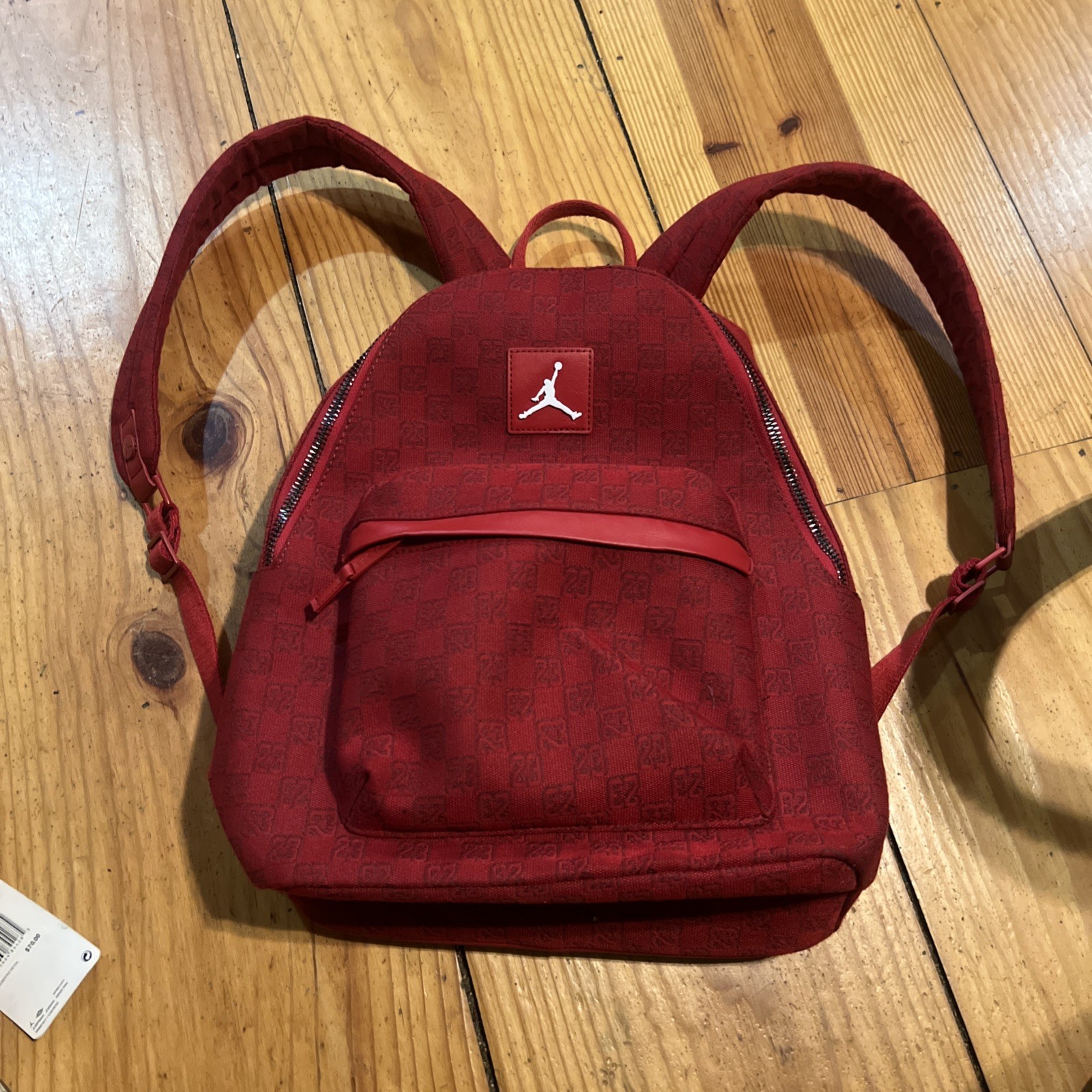 Jordan Monogram Backpack Red Full Size