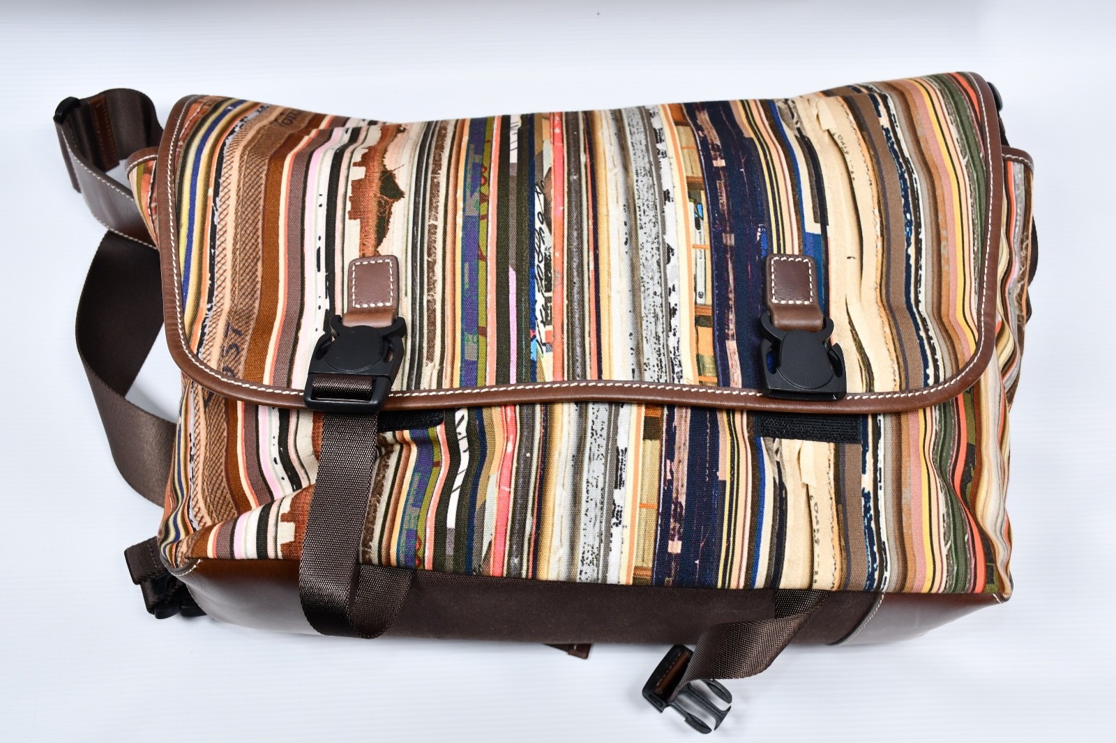 Paul Smith Bag Striped Messenger Bag Multicoloured
