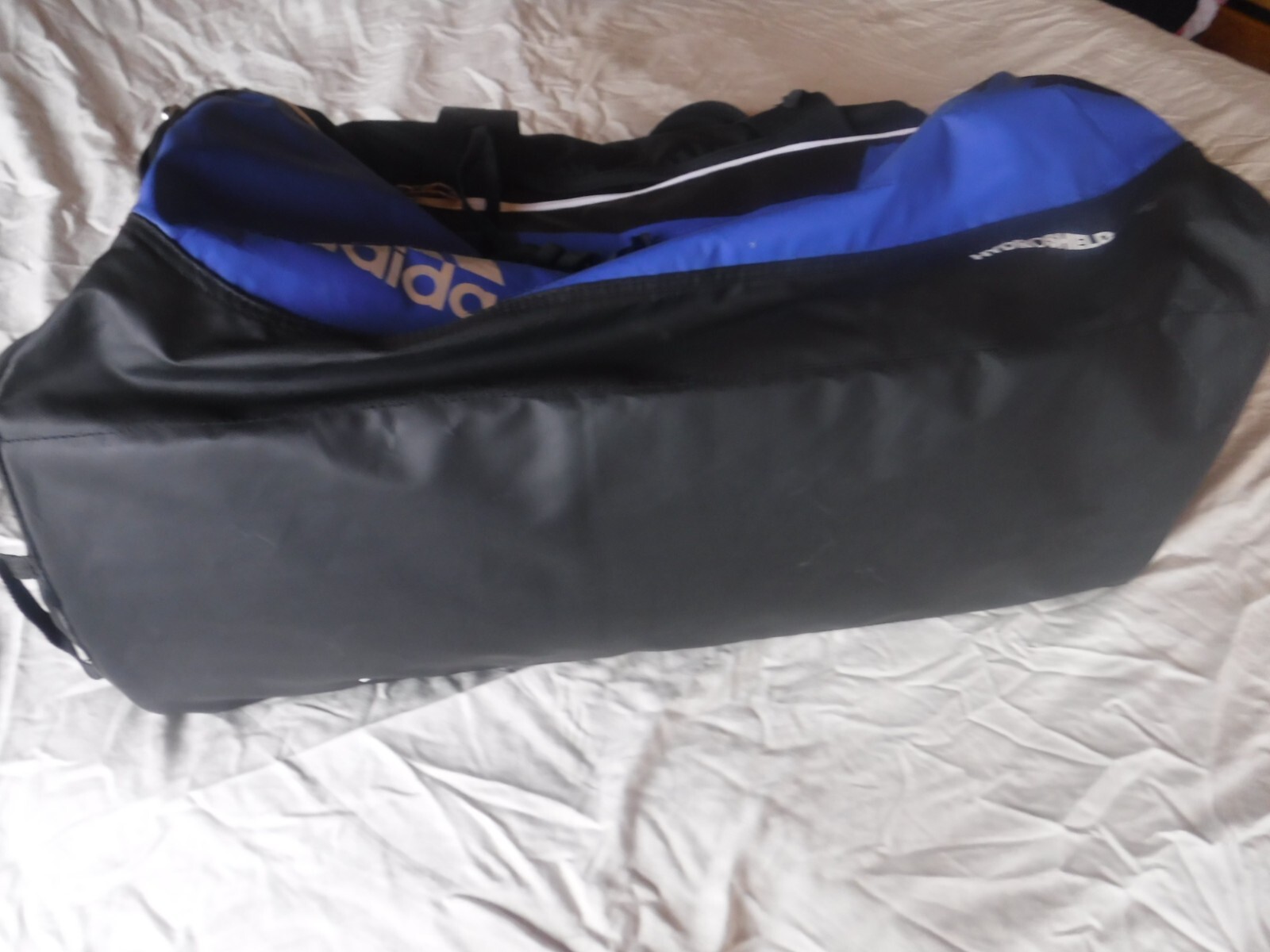 Adidas Hydro Shield Blue and Black Duffle Bag