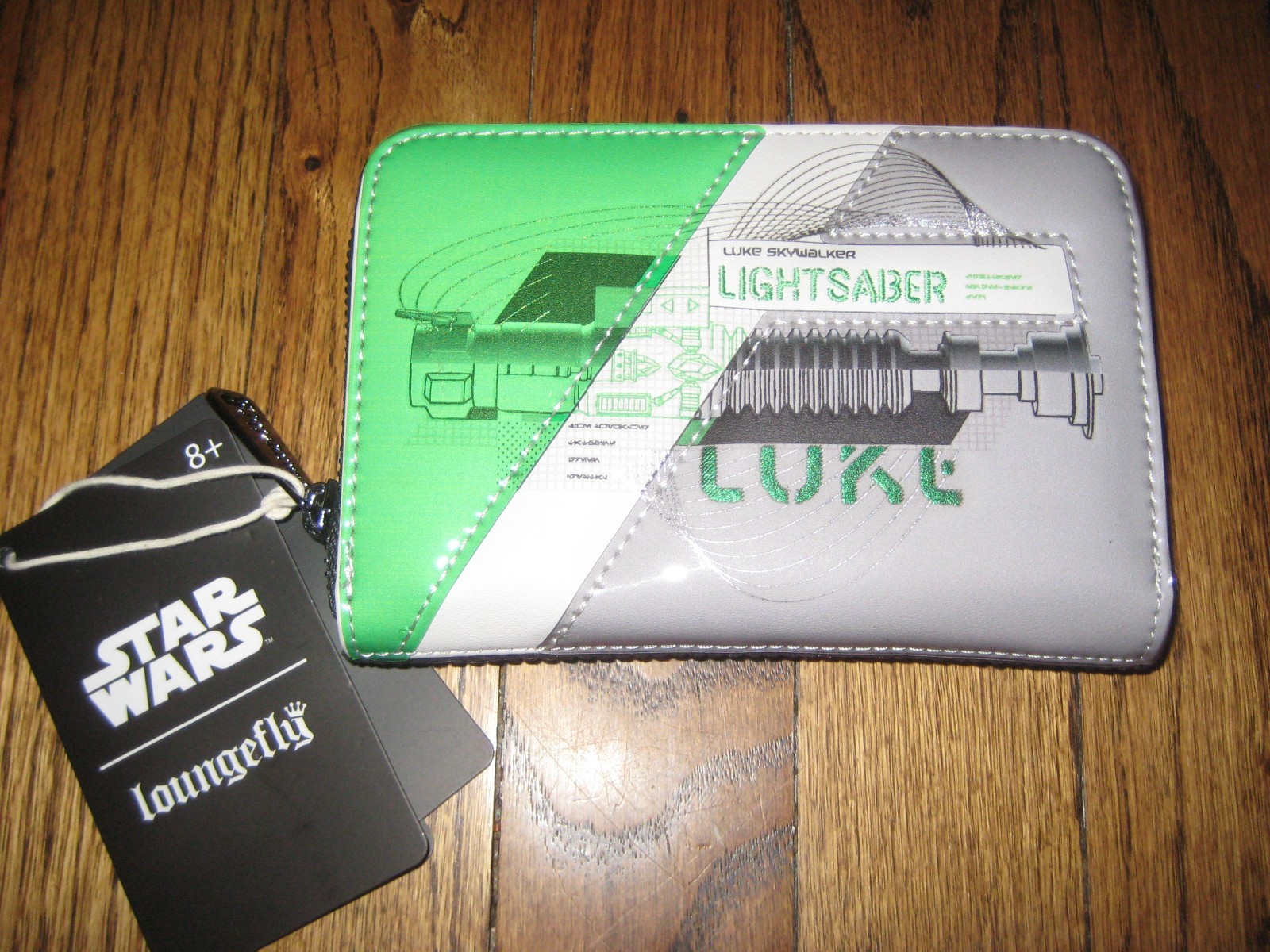Loungefly STAR WARS The Power of the Force Lightsaber Zip Around Wallet!