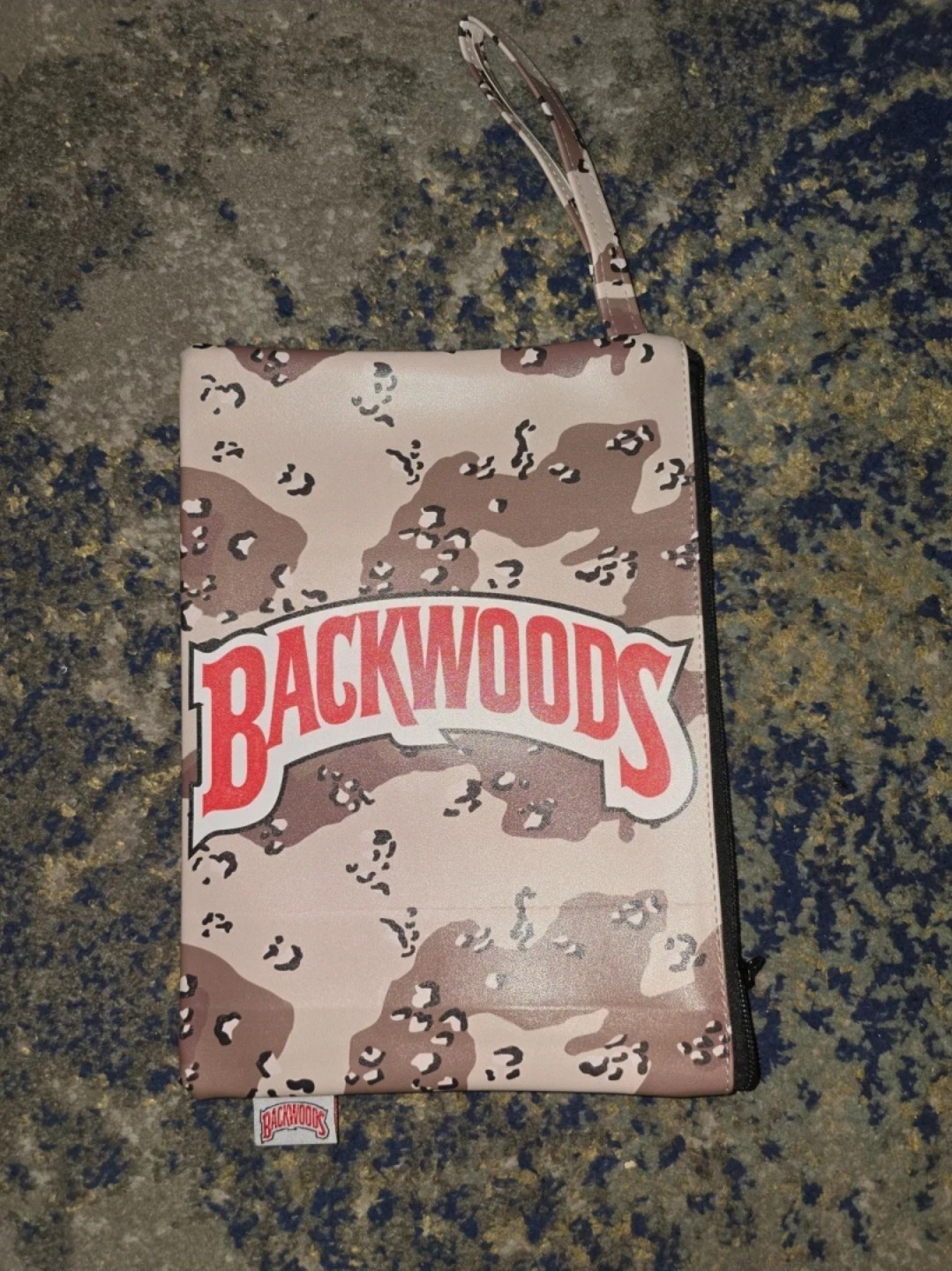 Backwoods Desert Camo Vinyl Pouch Limited Edition Brand New