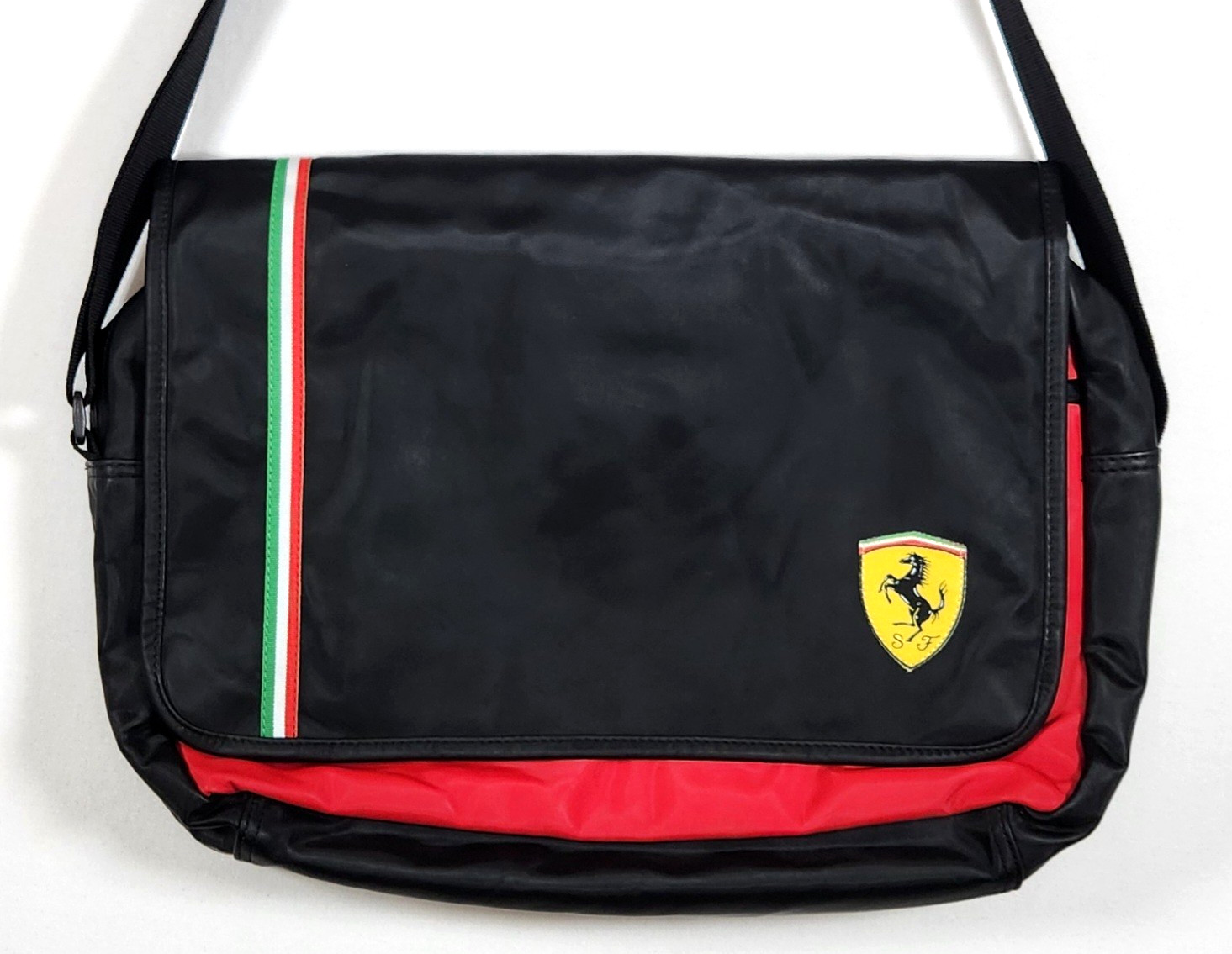 Ferrari Scuderia Messenger Black & Red Laptop or Travel Bag