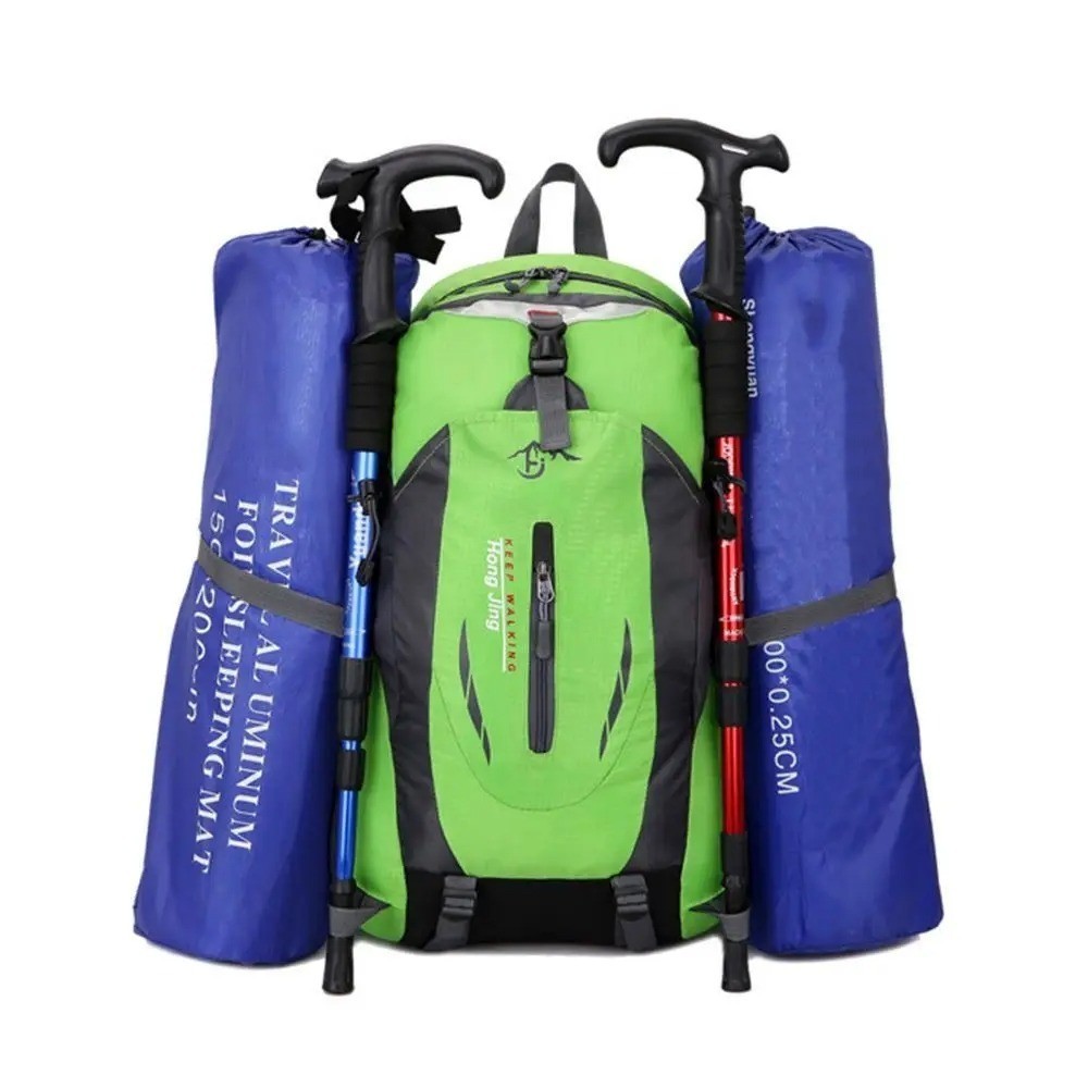 Large Waterproof Backpack 40L Bag Camping Hiking Walking Outdoor Travel Rucksack