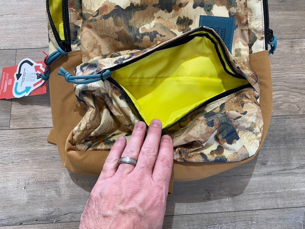 TOPO Designs Desert Camo Dash Pack Travel School Work Bag Backpack Camo
