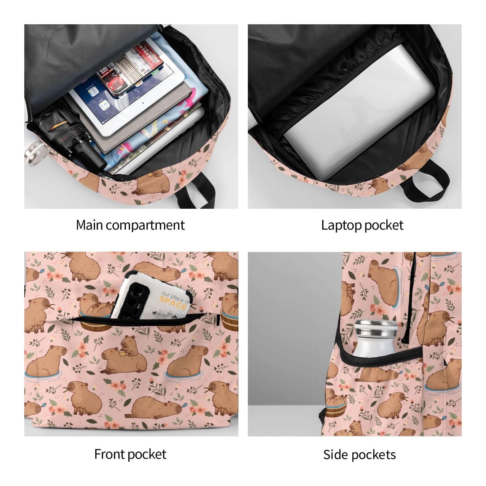 16.9 Inch Laptop Backpack Women Travel Casual Lightweight Waterproof Daypack