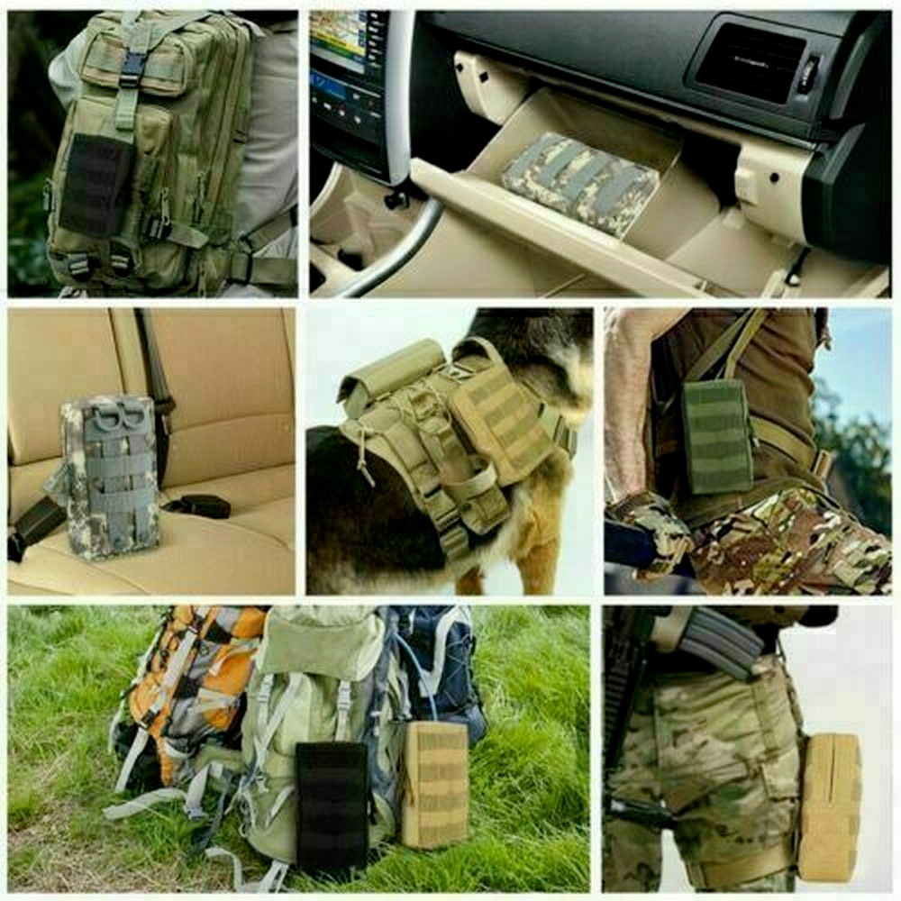 Tactical Military Molle Pouch Belt Waist Pack Bag Utility Multi-purpose Pocket