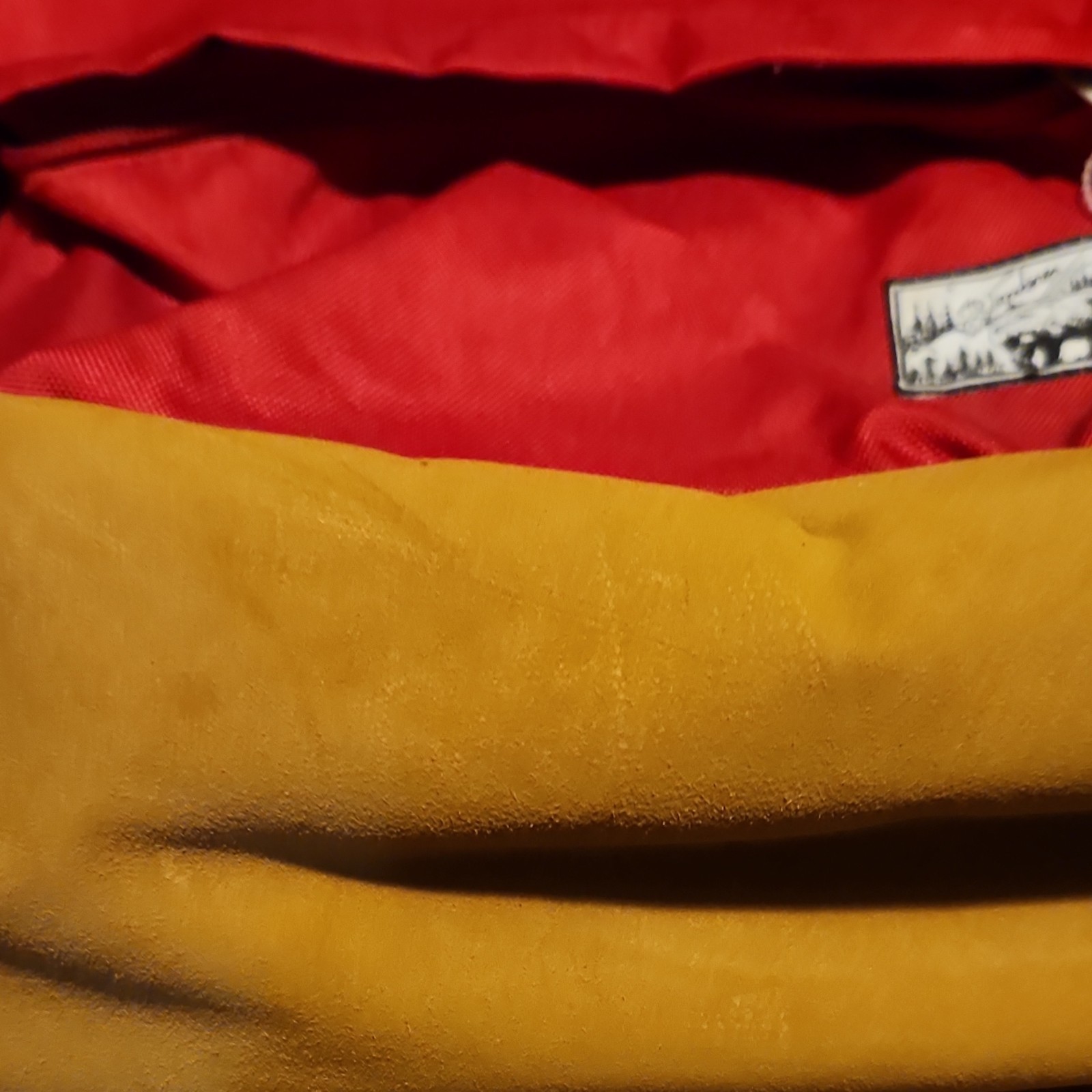 Mossimo Supply Co. Red Yellow Black Men’s Backpack Adjustable Strap Zip Casual