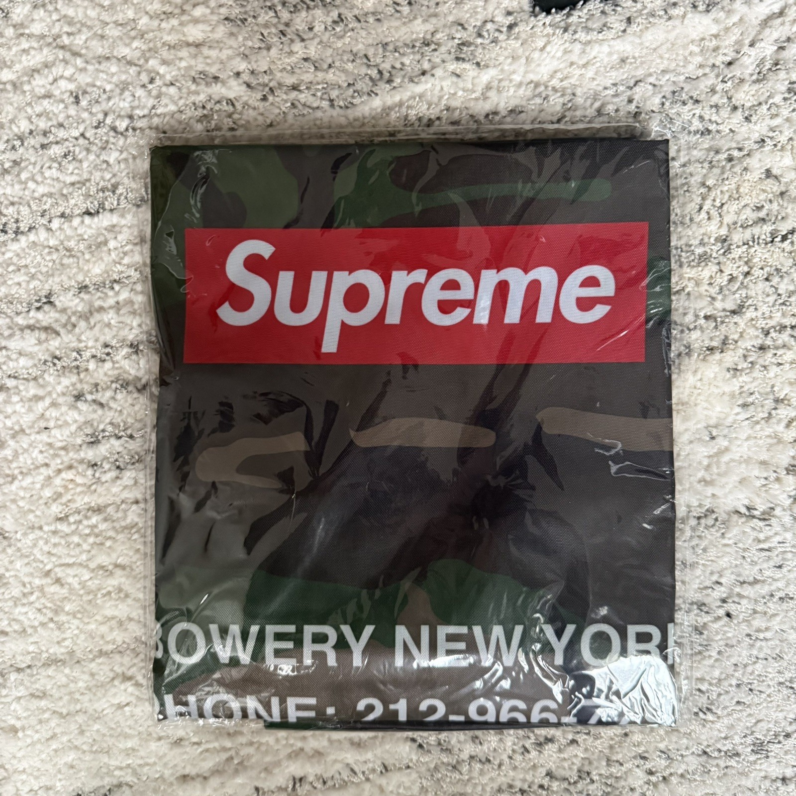 Supreme Camo Laundry Bag (FW25)