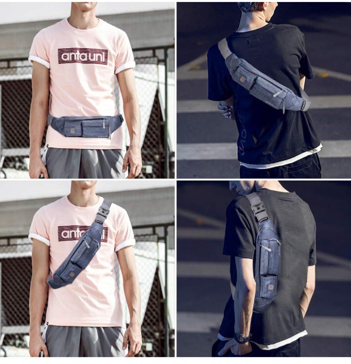 Crossbody Fanny Pack For Women Men:Small Runners Belt Bag With Adjustable Strap