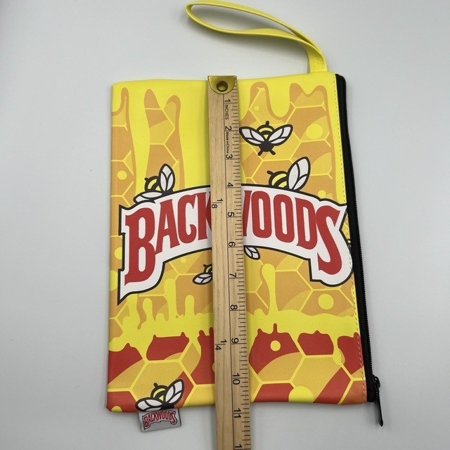 Backwoods Yellow Honeycomb Bees Clutch Pouch Bag for Travel and Accessories