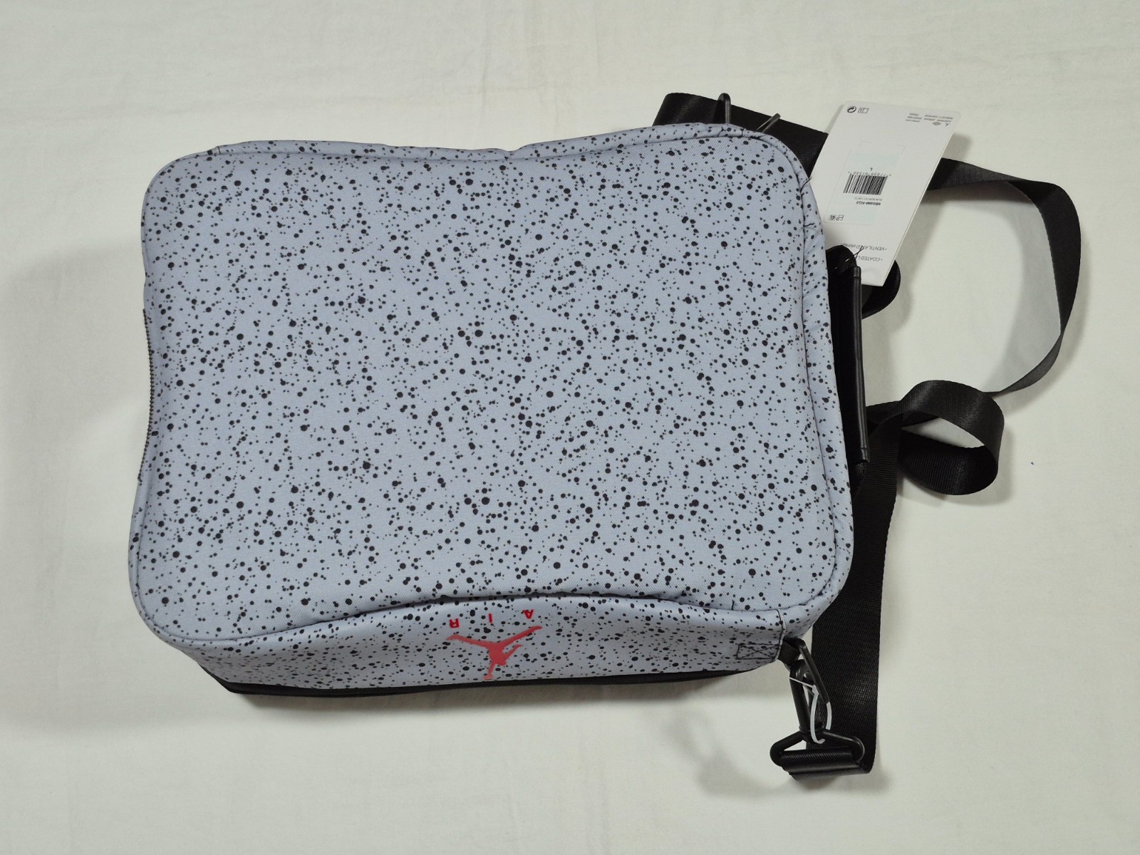 Nike Air Jordan Flight Black/Cement/Red Sneaker Carry Bag SZ Large 9B0388-KG5