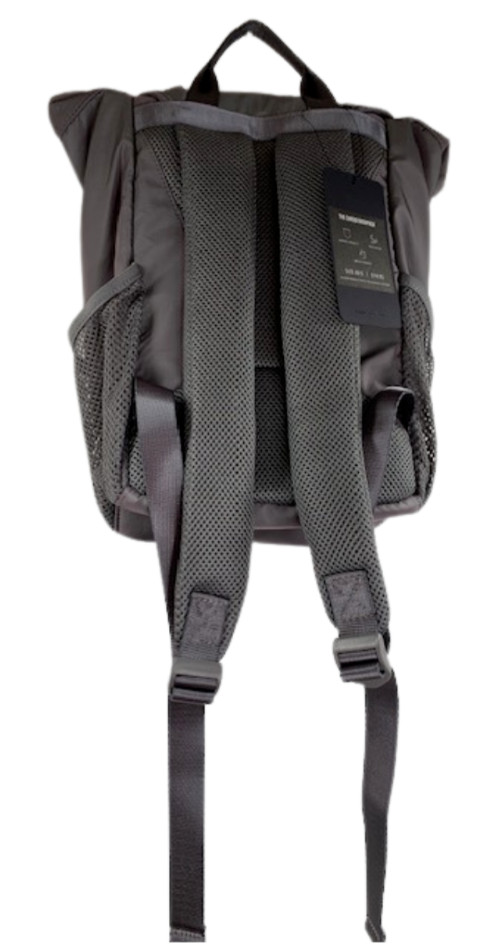 Fabletics The Cargo Backpack Gunmetal Grey Shine Unisex One Size NWT