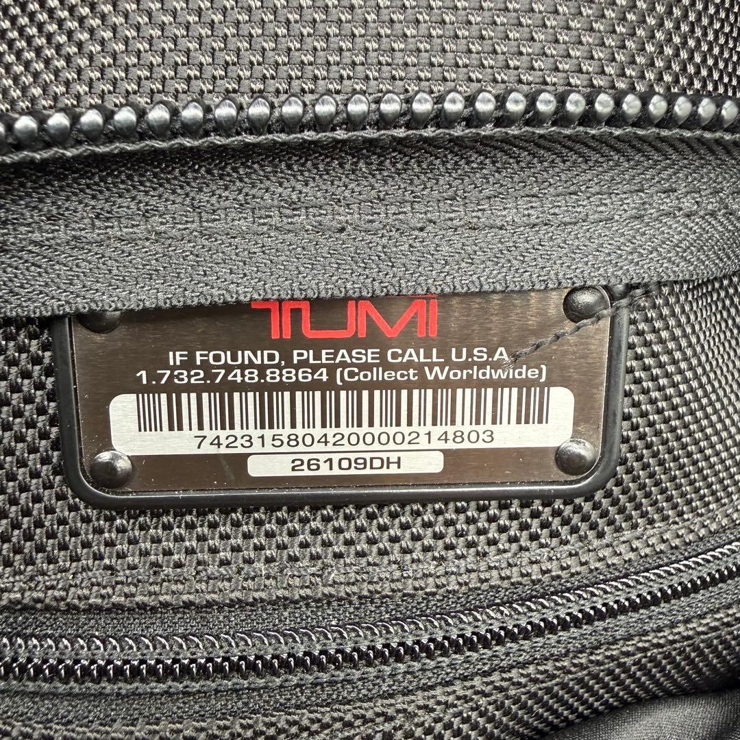 TUMI Alpha Briefcase Business Bag Black 2WAY