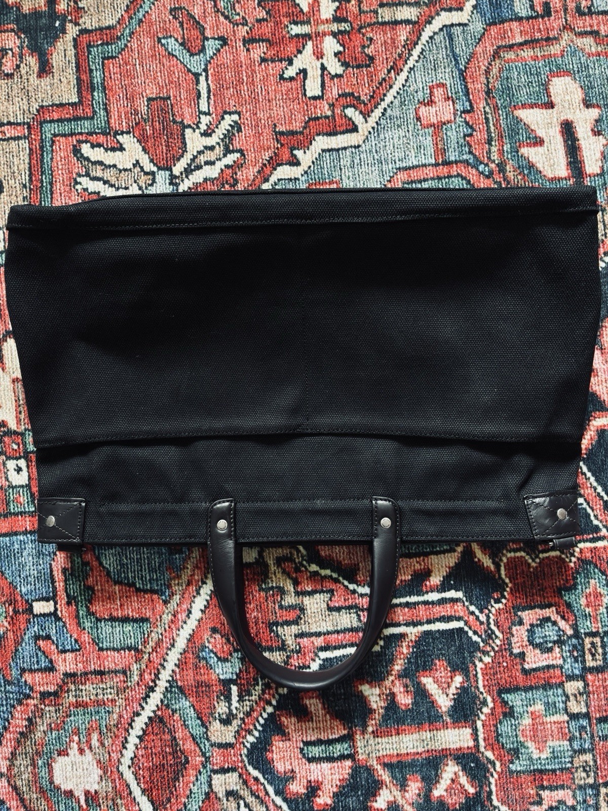 Jack Spade Heavy Duty Canvas Briefcase. Minimalist Design.