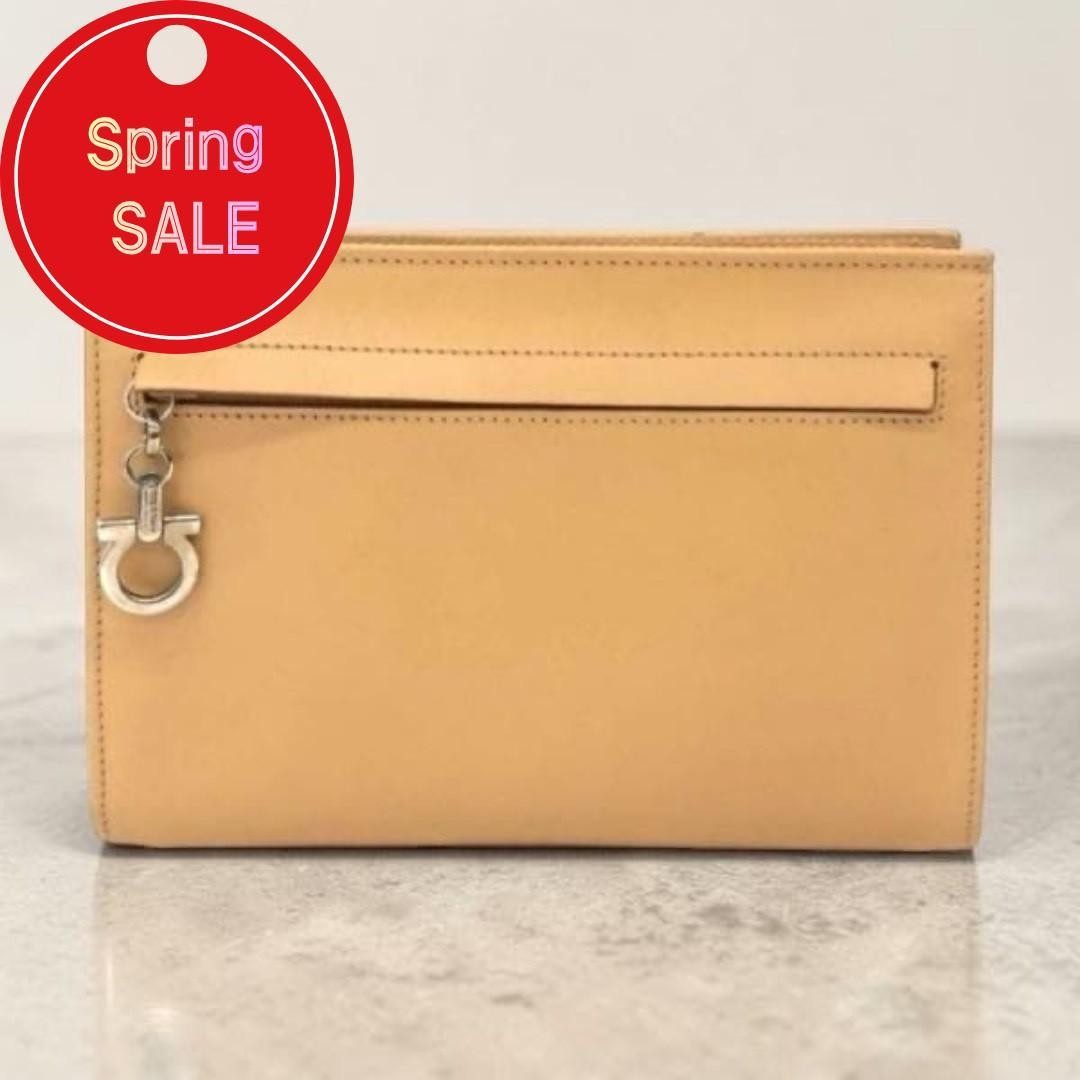 Vintage Spring Salvatore Ferragamo Clutch Bag Limited Edition VHTF Designer Coll
