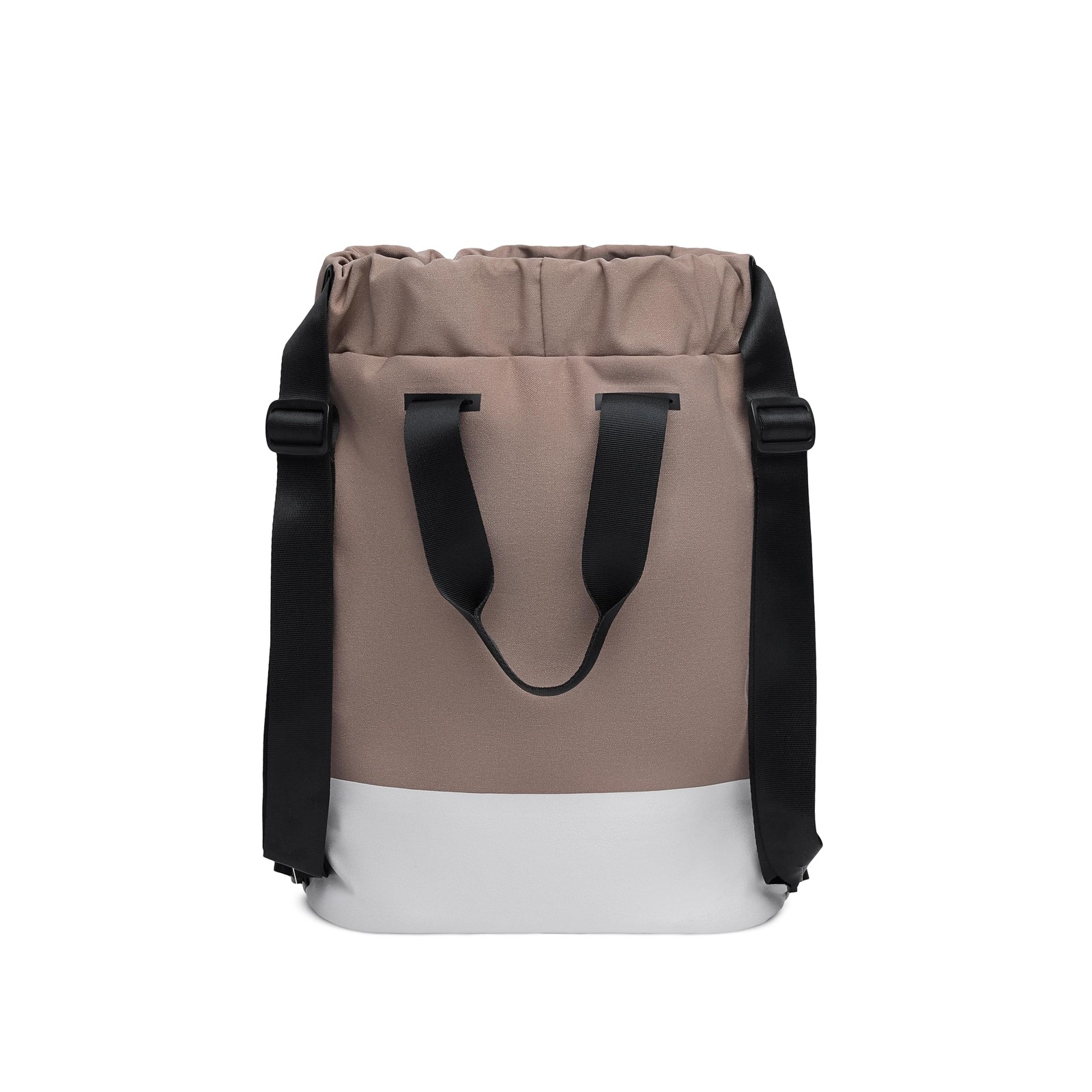 23L Flex Cinch Drawstring Backpack, Neutral Color Block – Lightweight Travel …