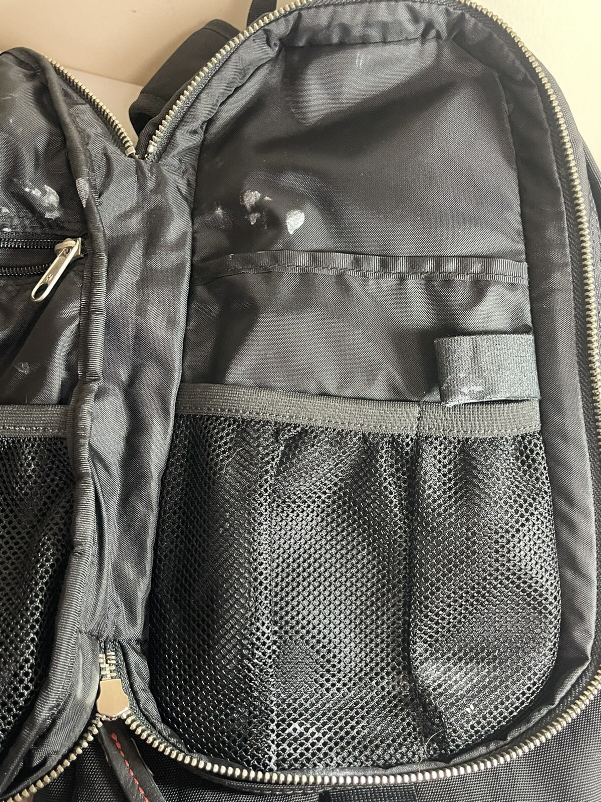 Tough Jeans Inc Backpack with cow hide leather 17 Inches