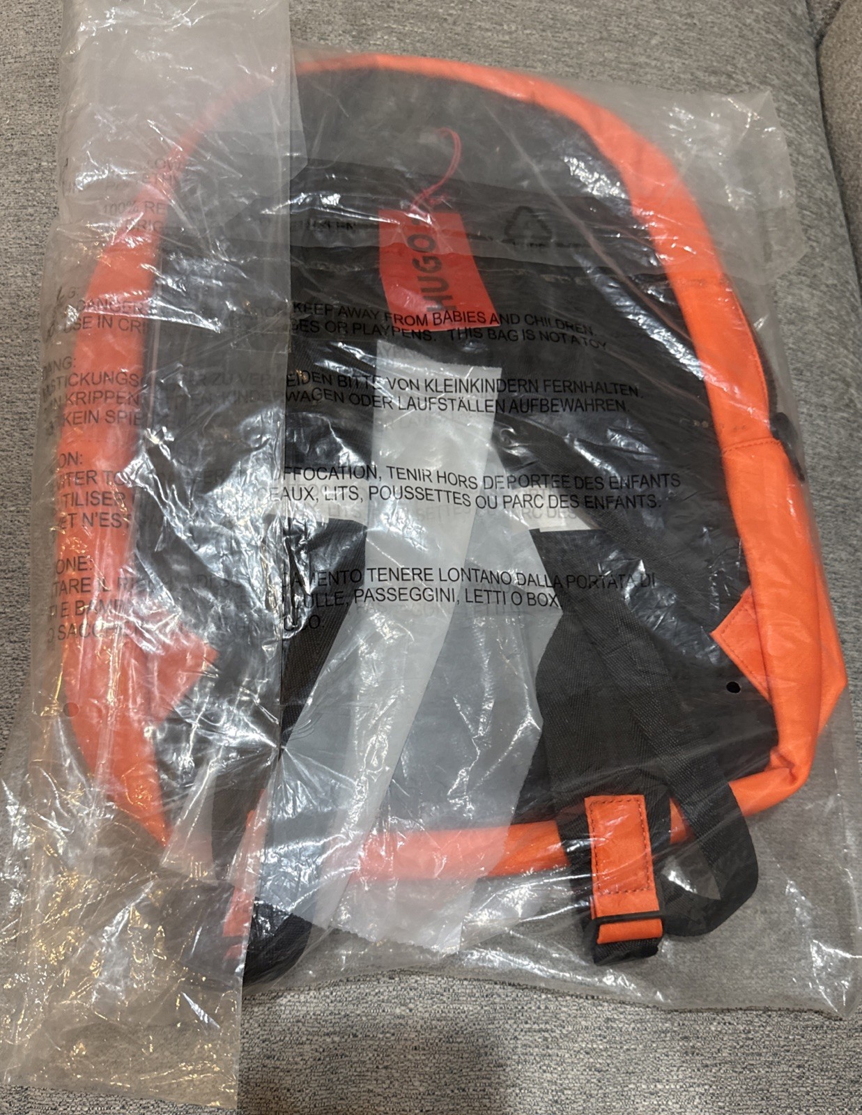 Hugo Boss Ethon 2.0 Square Logo Nylon Backpack 50492657