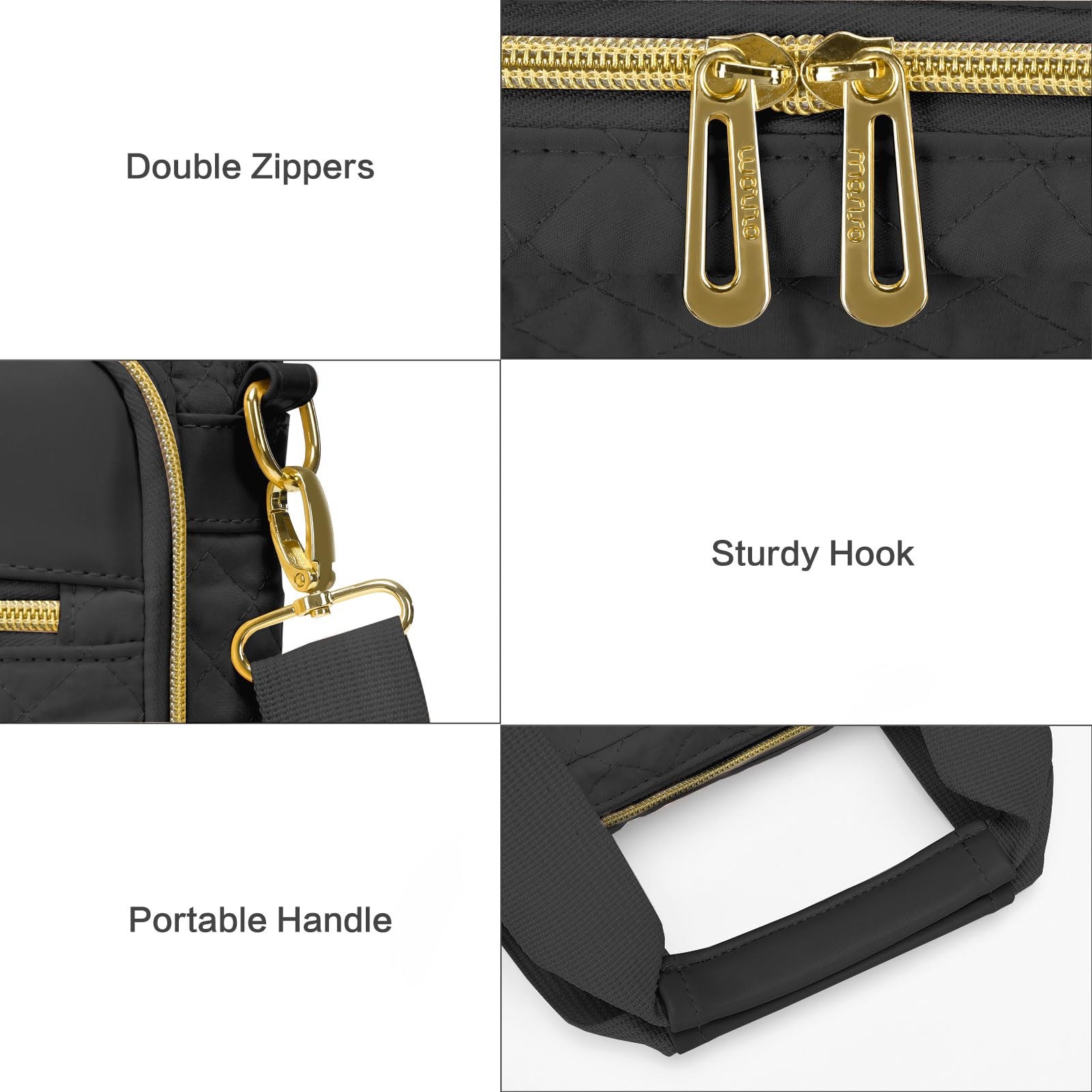 MOSISO 17-17.3 inch Laptop Bag, Briefcase Messenger 17.3 inch, Black