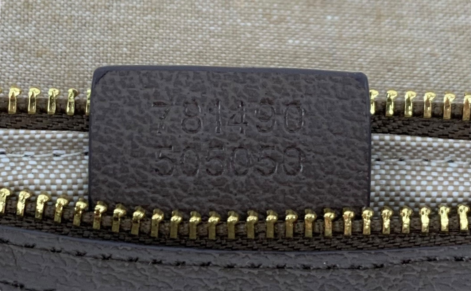 Gucci GG Monogram Logo Ophidia Top Handle & Shoulder Super Mini Bag Beige 781490