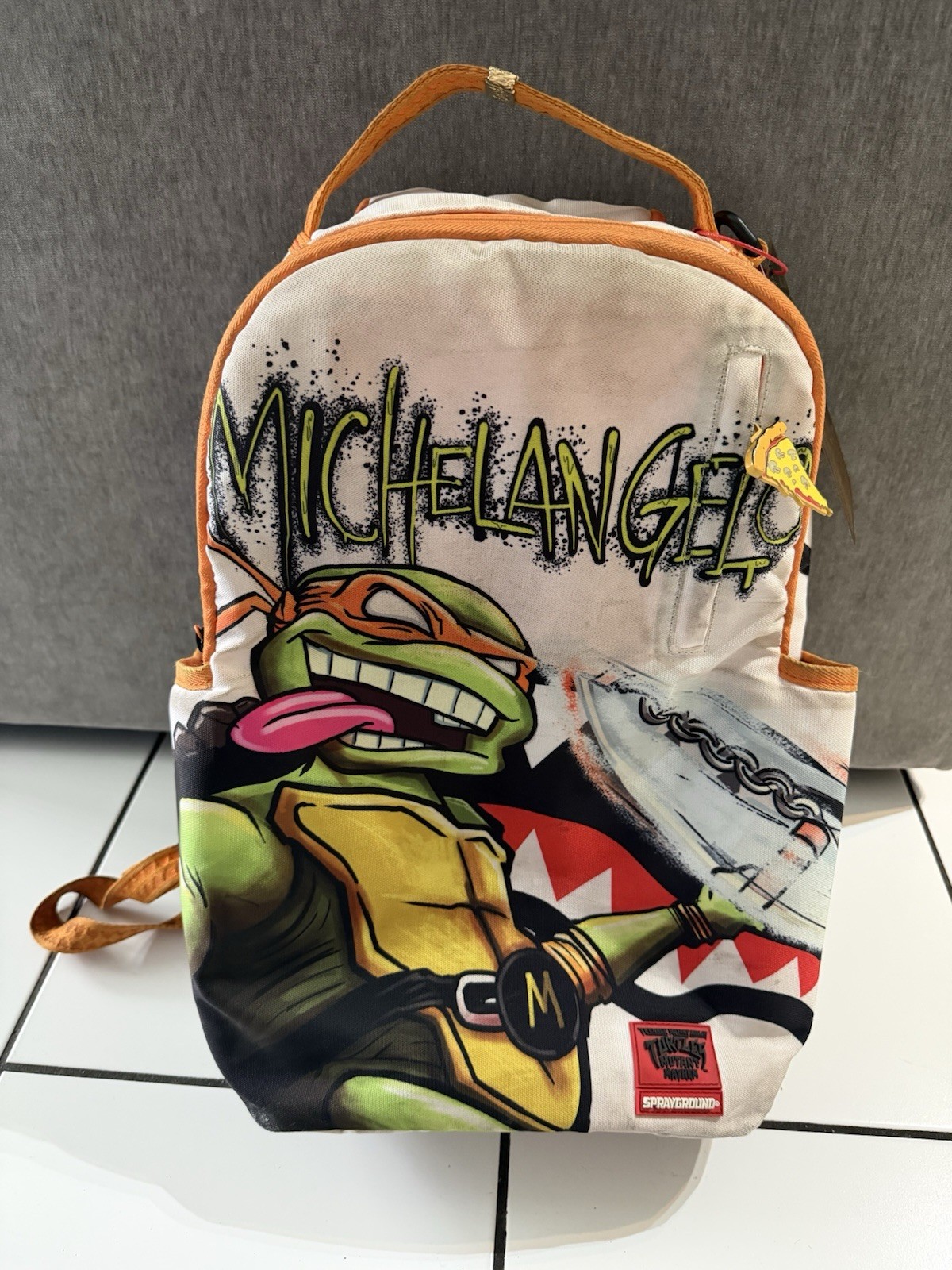 SPRAYGROUND TMNT Mutant Mayhem Mikey Backpack Made in USA NEW from Japan