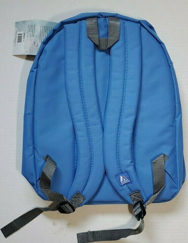 Everest Classic Backpack Royal Blue Kids/Adults School Student Book Bag 16.5×13″